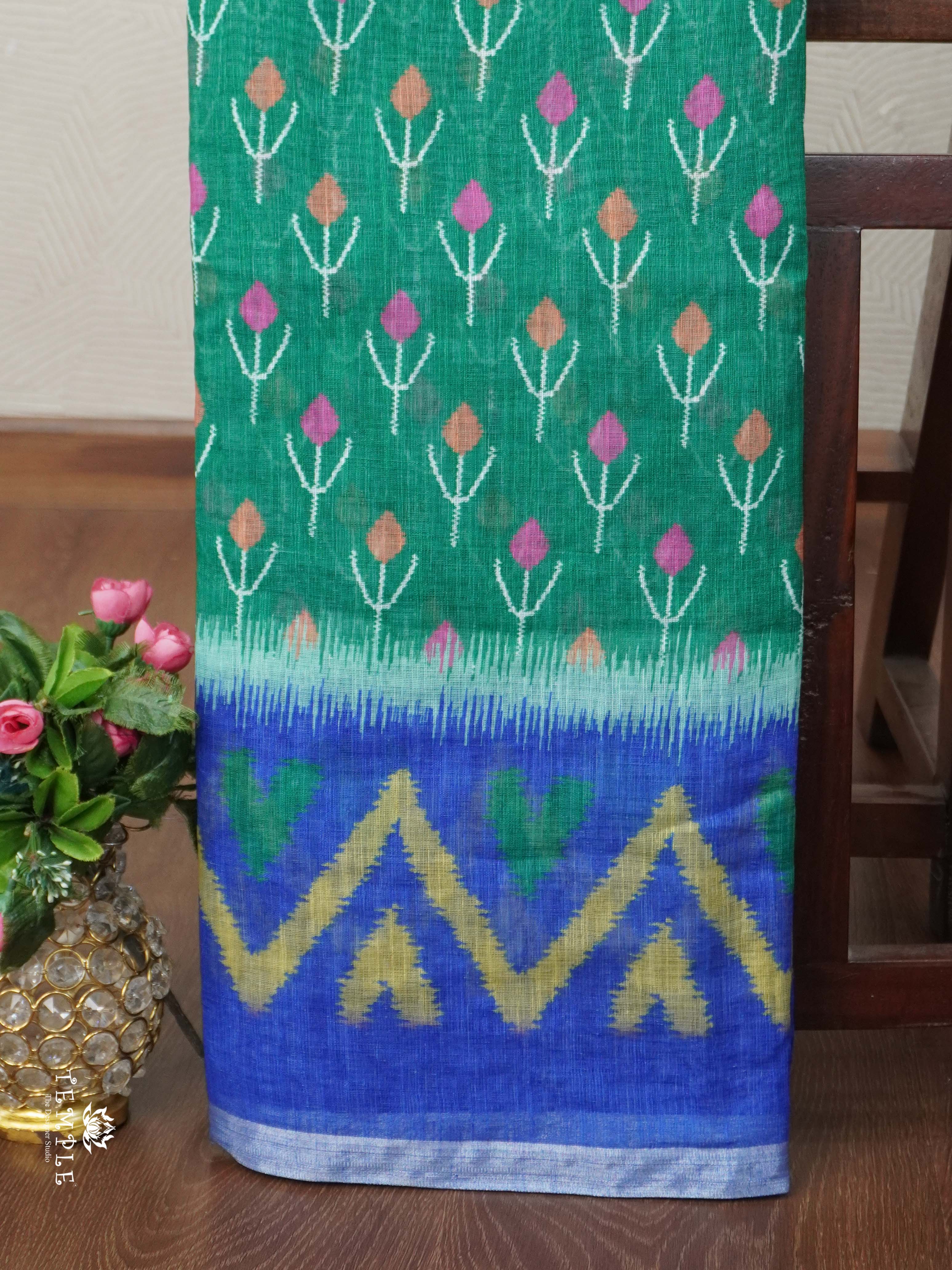 Linen Cotton Saree | TTDS2680