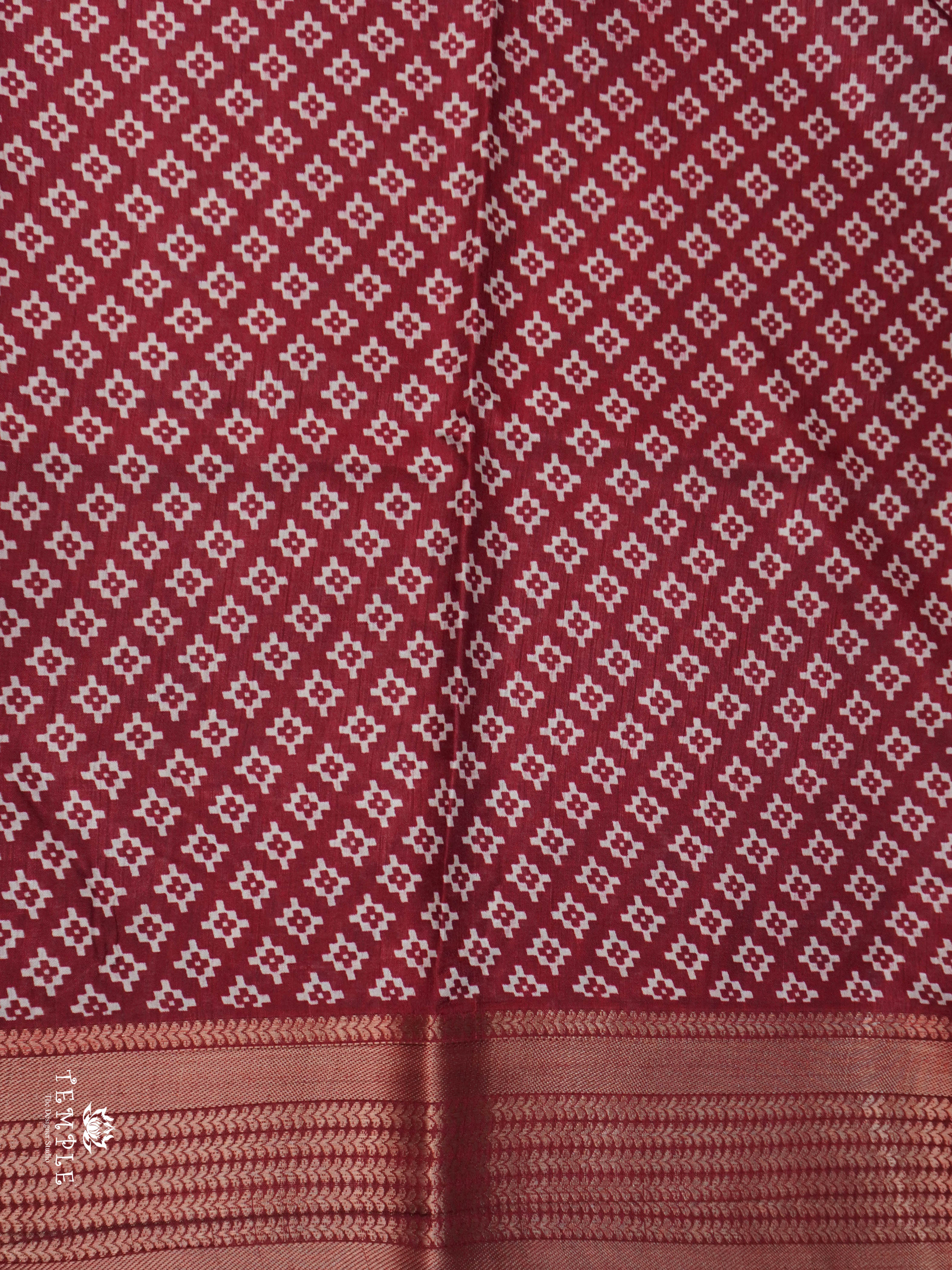 Printed Dola Saree | TTDS1722