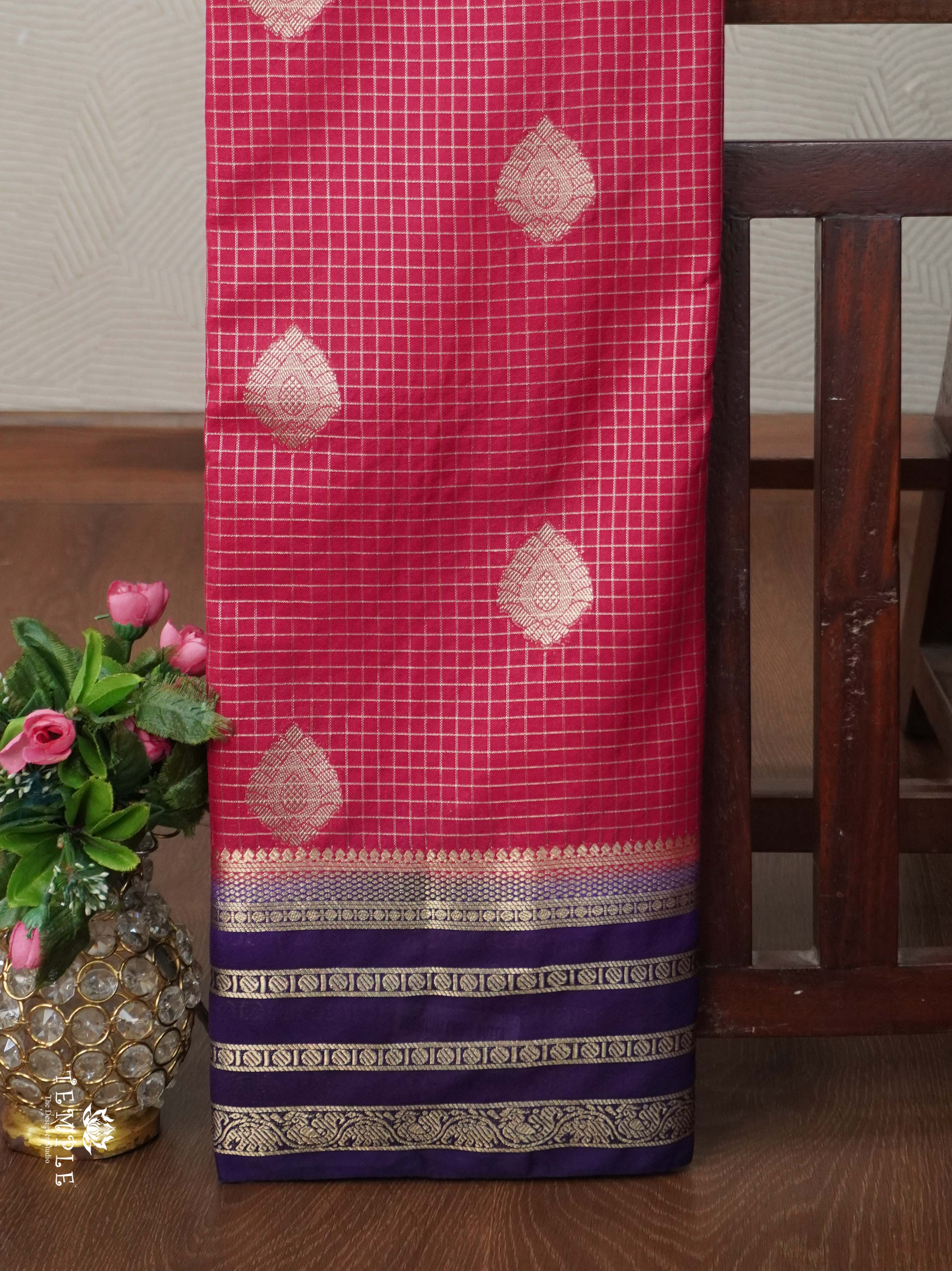 Semi Mysore Silk Saree | TTDS2676