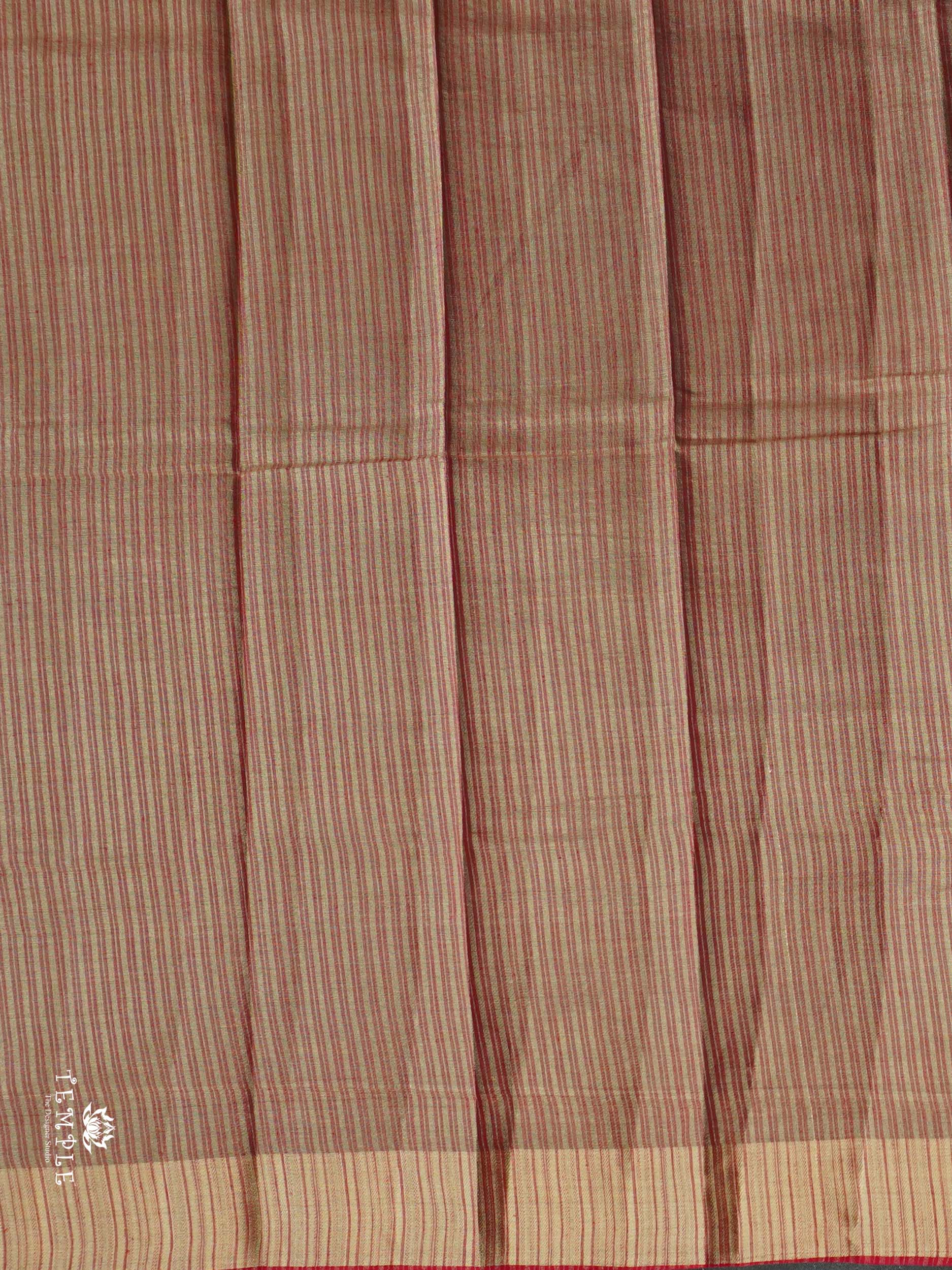 Warlin Printed Linen Tissue Saree | TTDS2176