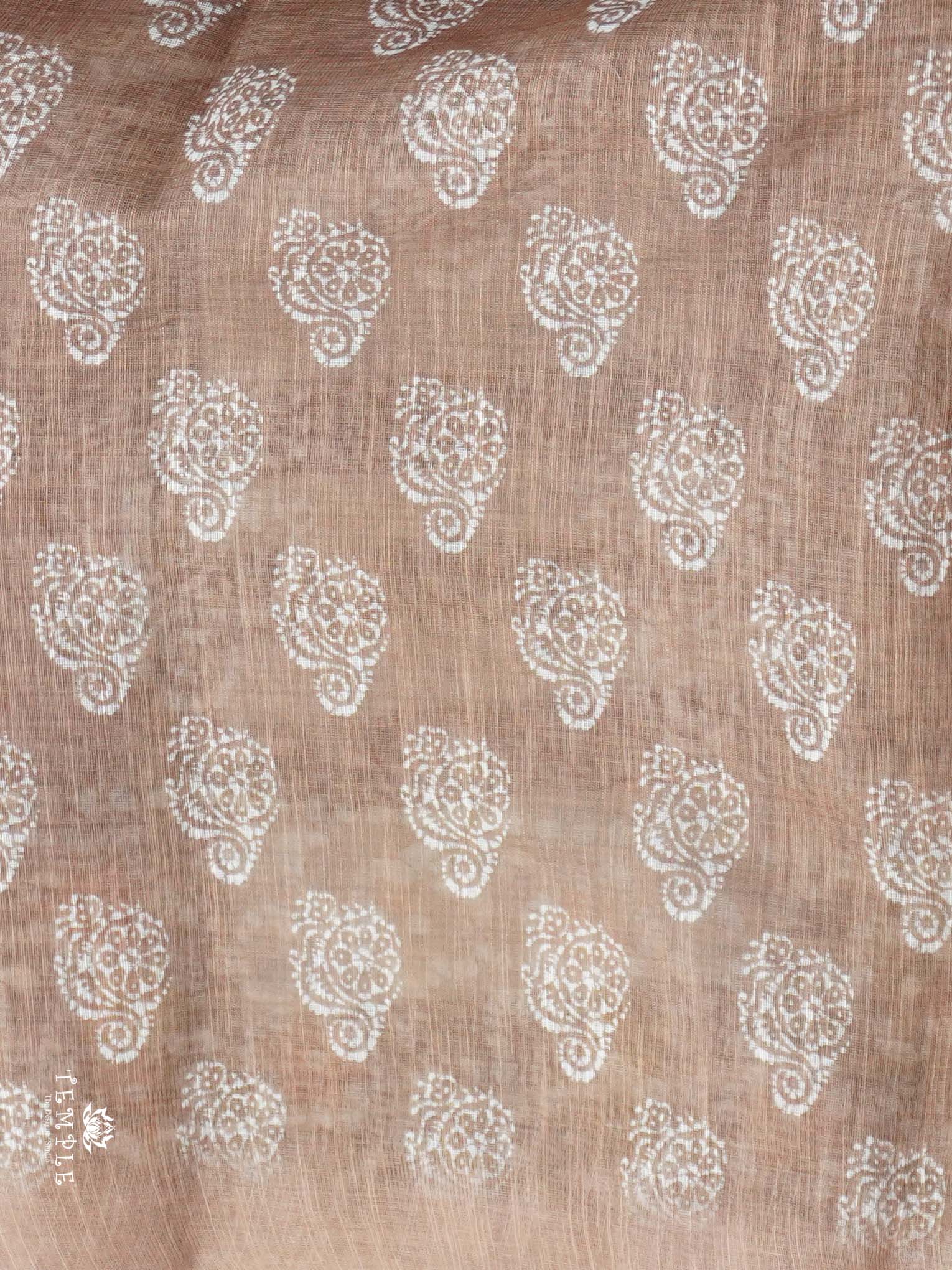 Linen Cotton Saree | TTDS2680