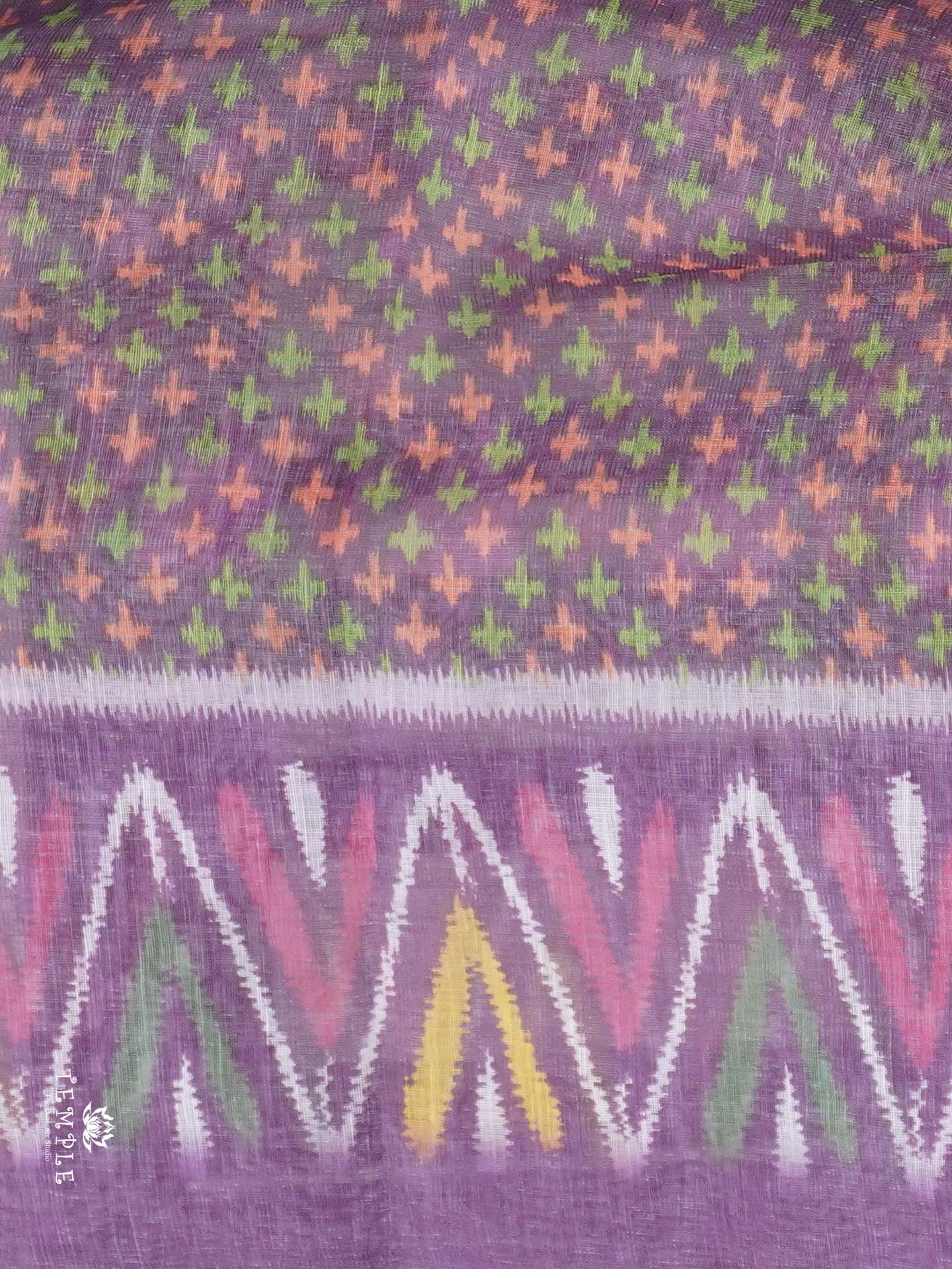 Linen Cotton Saree | TTDS2680