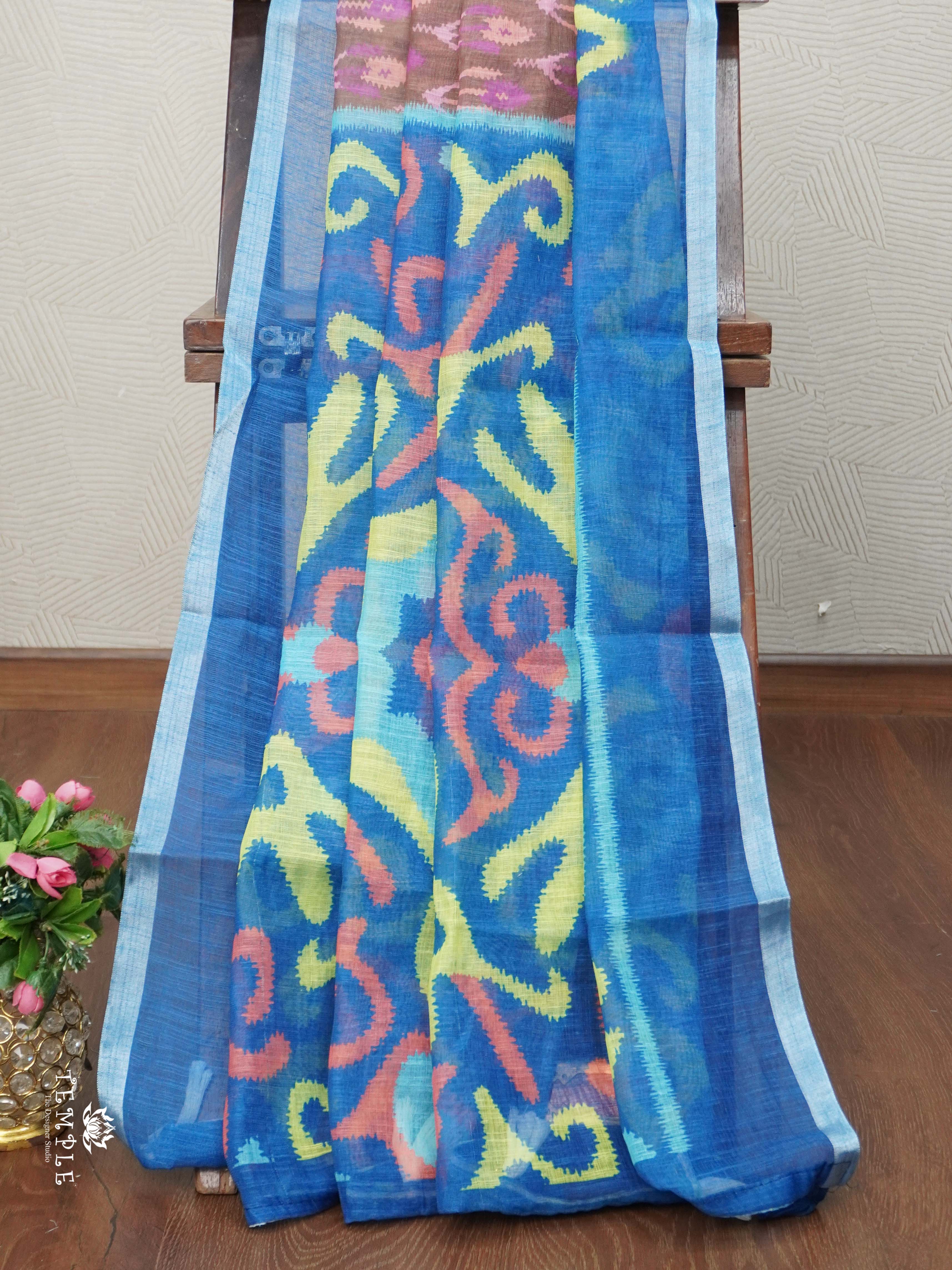 Linen Cotton Saree | TTDS2680