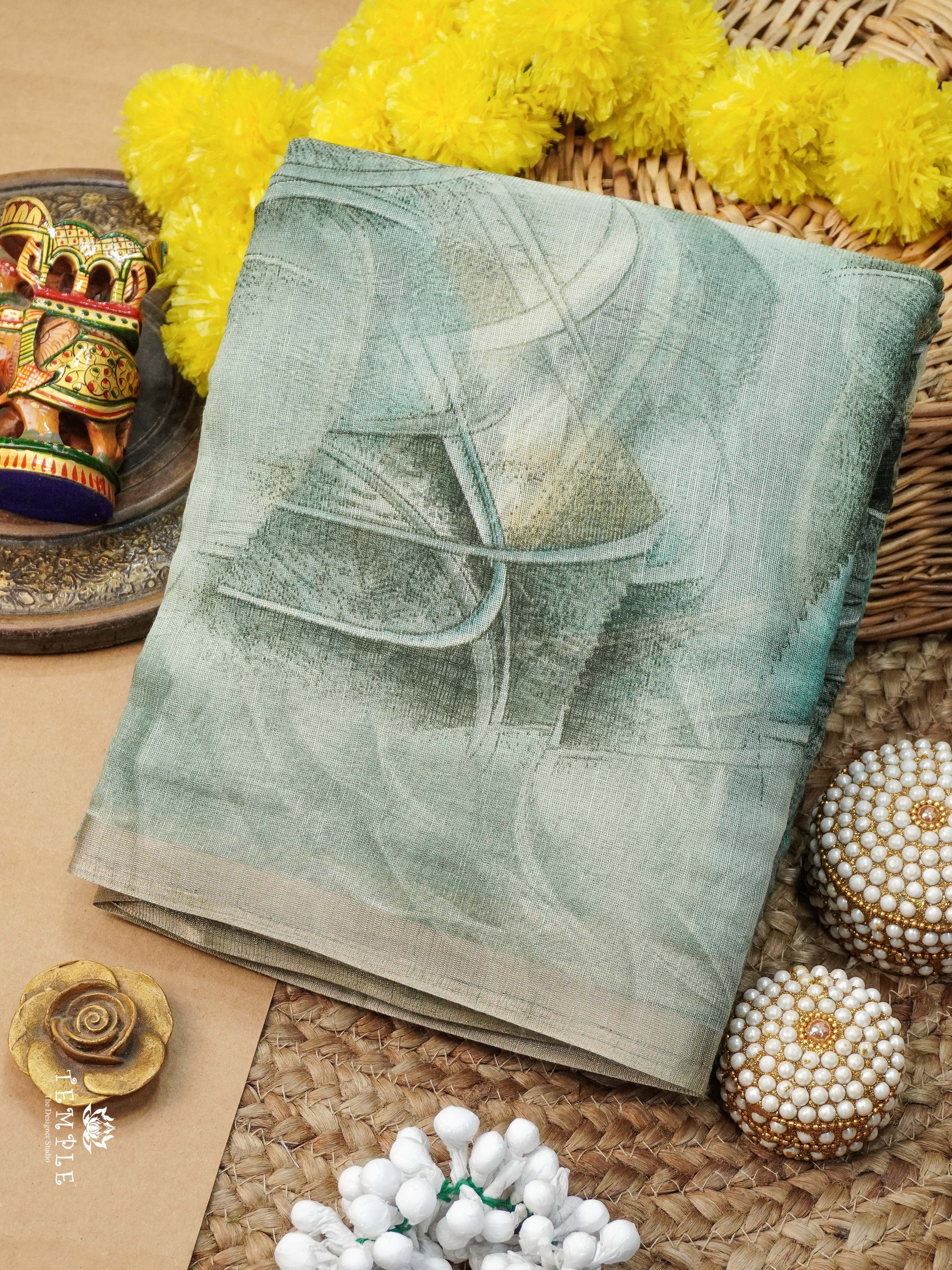Linen Cotton Saree | TTDS2761
