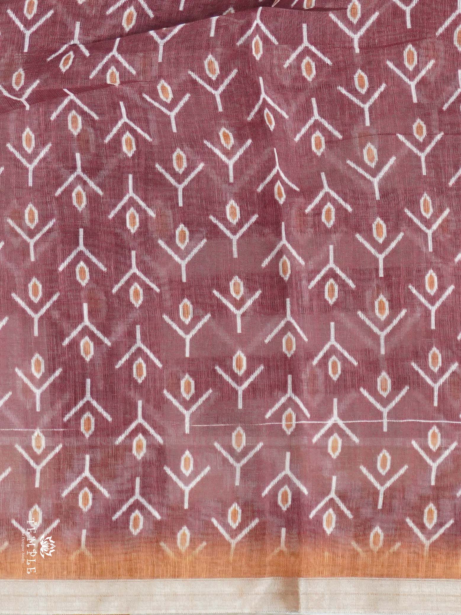 Linen Cotton Saree | TTDS2680