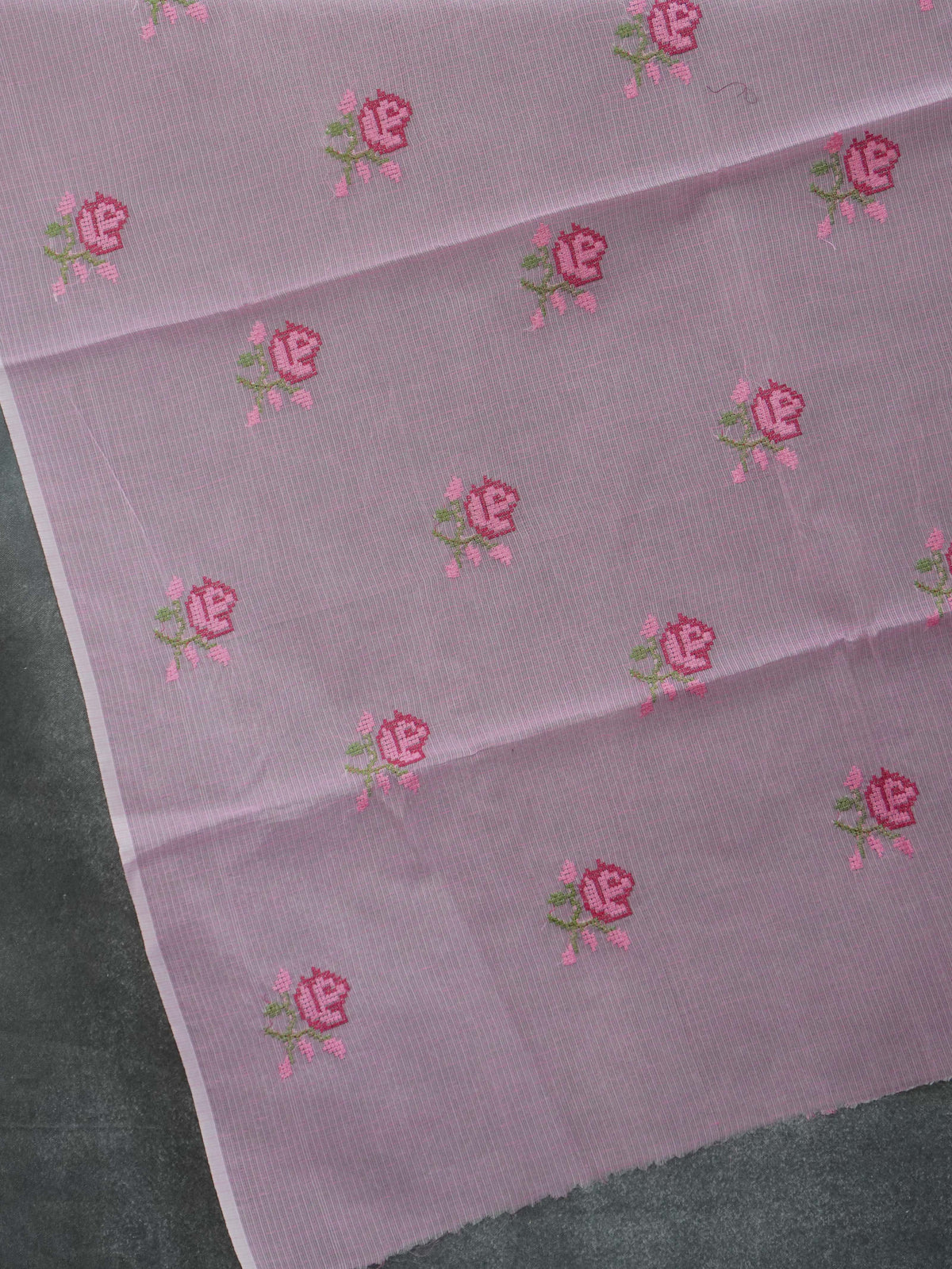 Kota Cotton Saree With Embroidery Work | TTDS3600