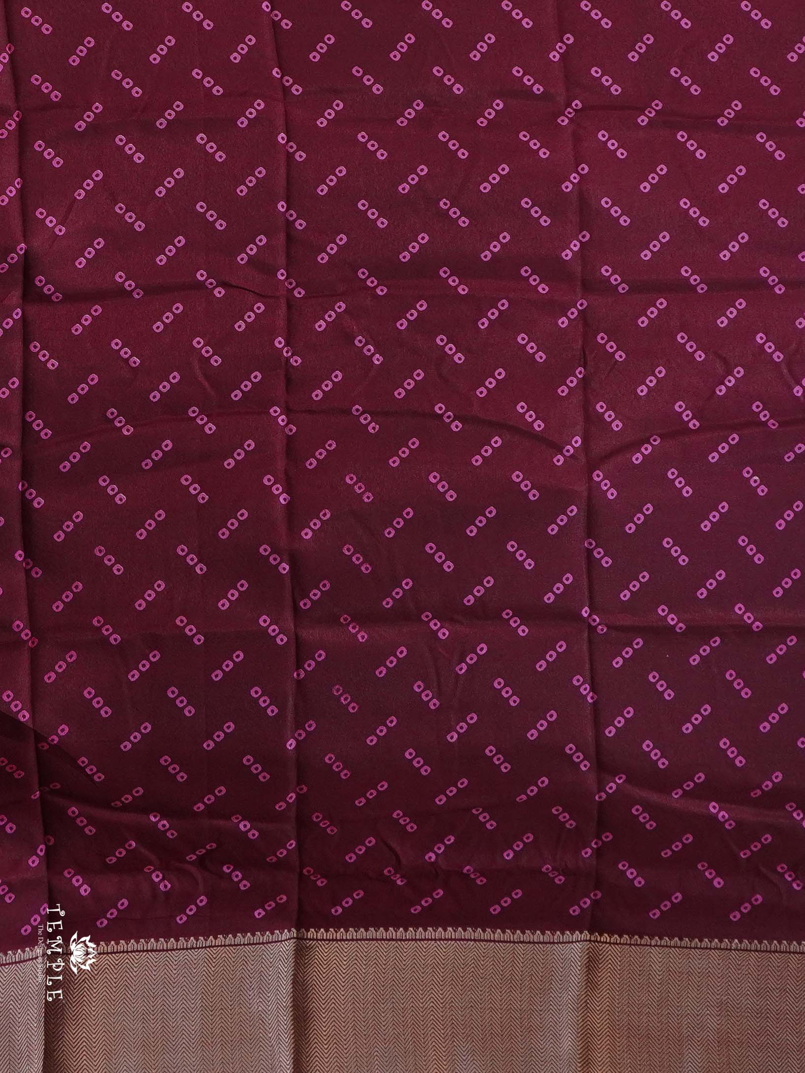 Crepe Silk Saree | TTDS2248