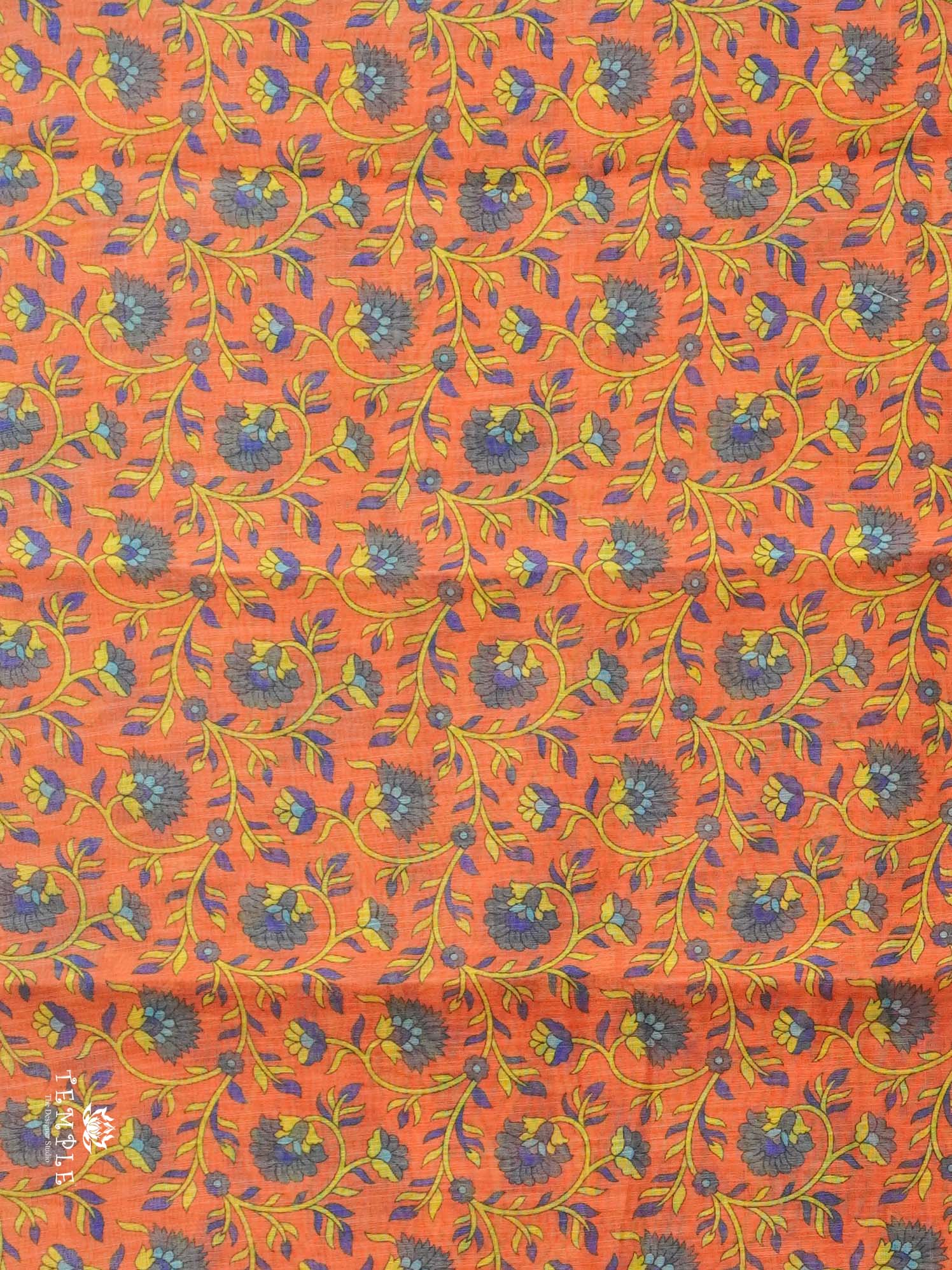 Printed Chanderi Cotton Saree | TTDS2172
