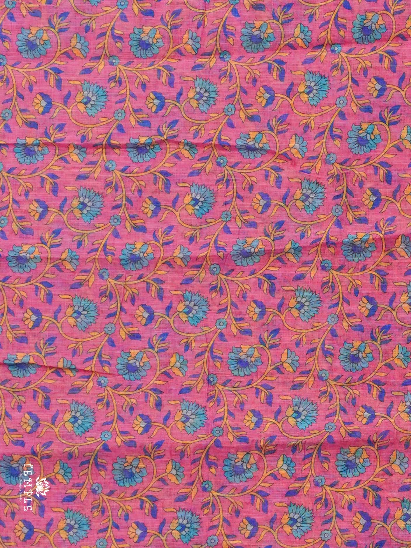 Printed Chanderi Cotton Saree | TTDS2172