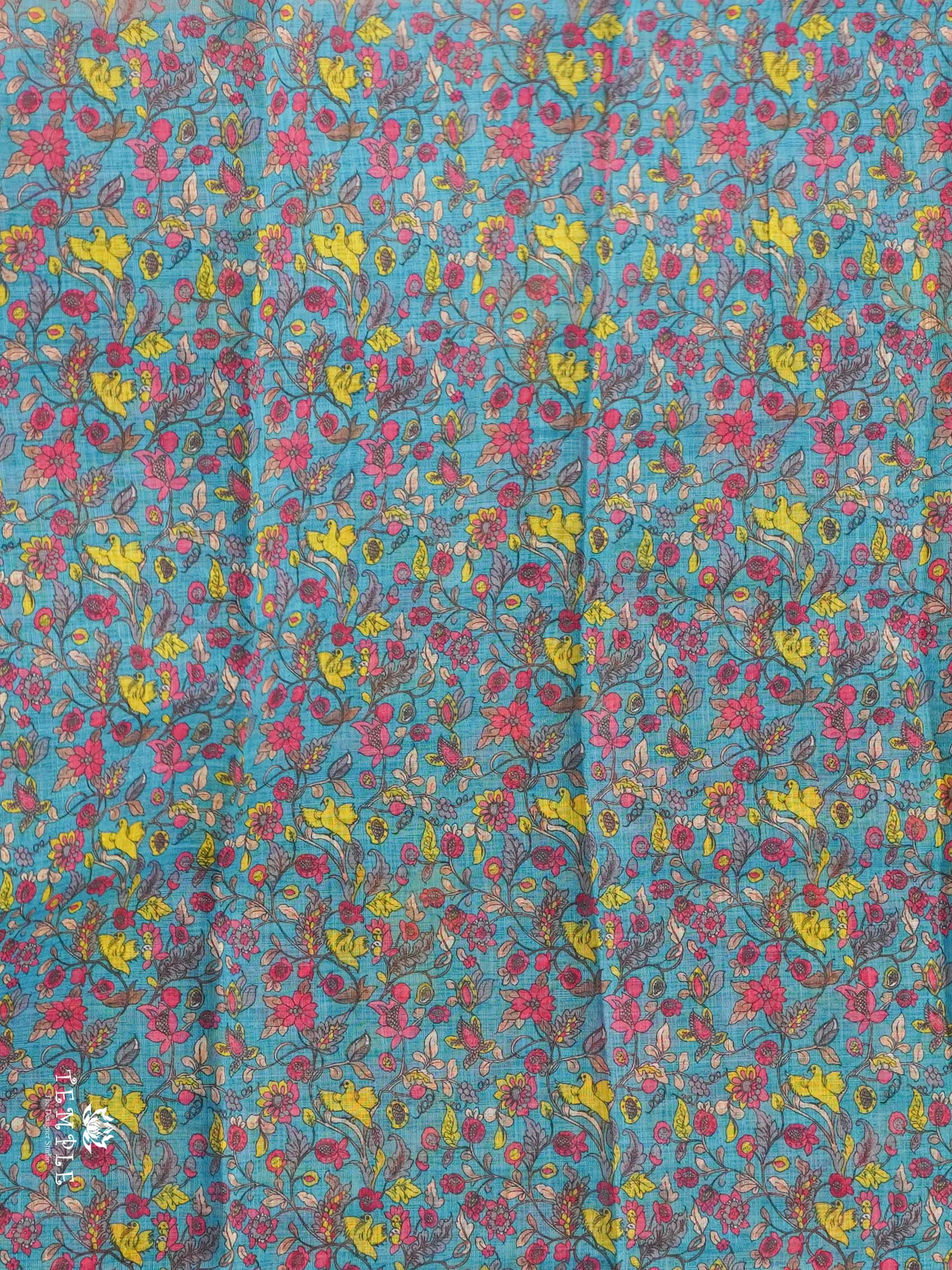 Printed Chanderi  Cotton Saree | TTDS2170