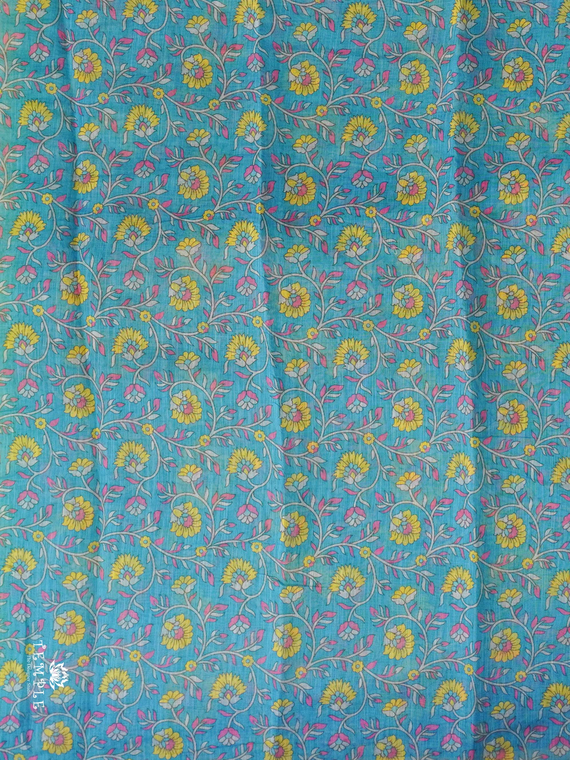 Printed Chanderi Cotton Saree | TTDS2172