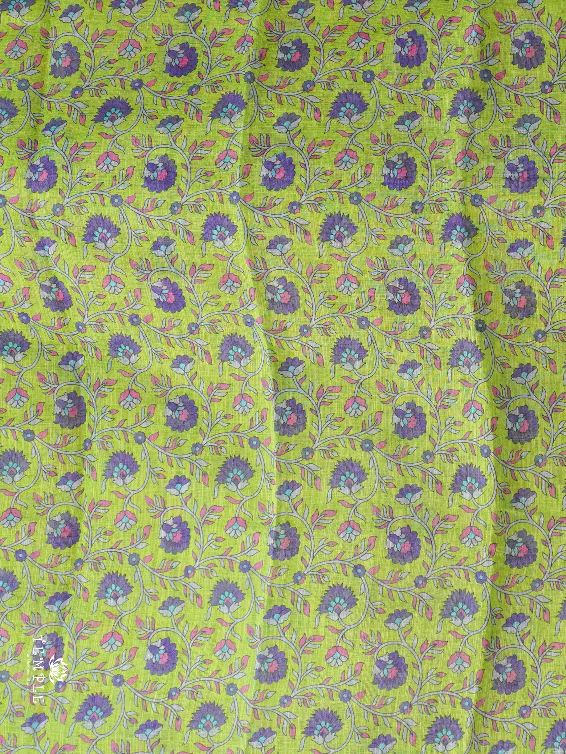 Printed Chanderi Cotton Saree | TTDS2172