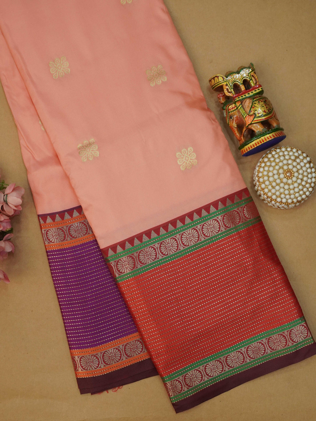 Semi Silk Saree | TTDS3615