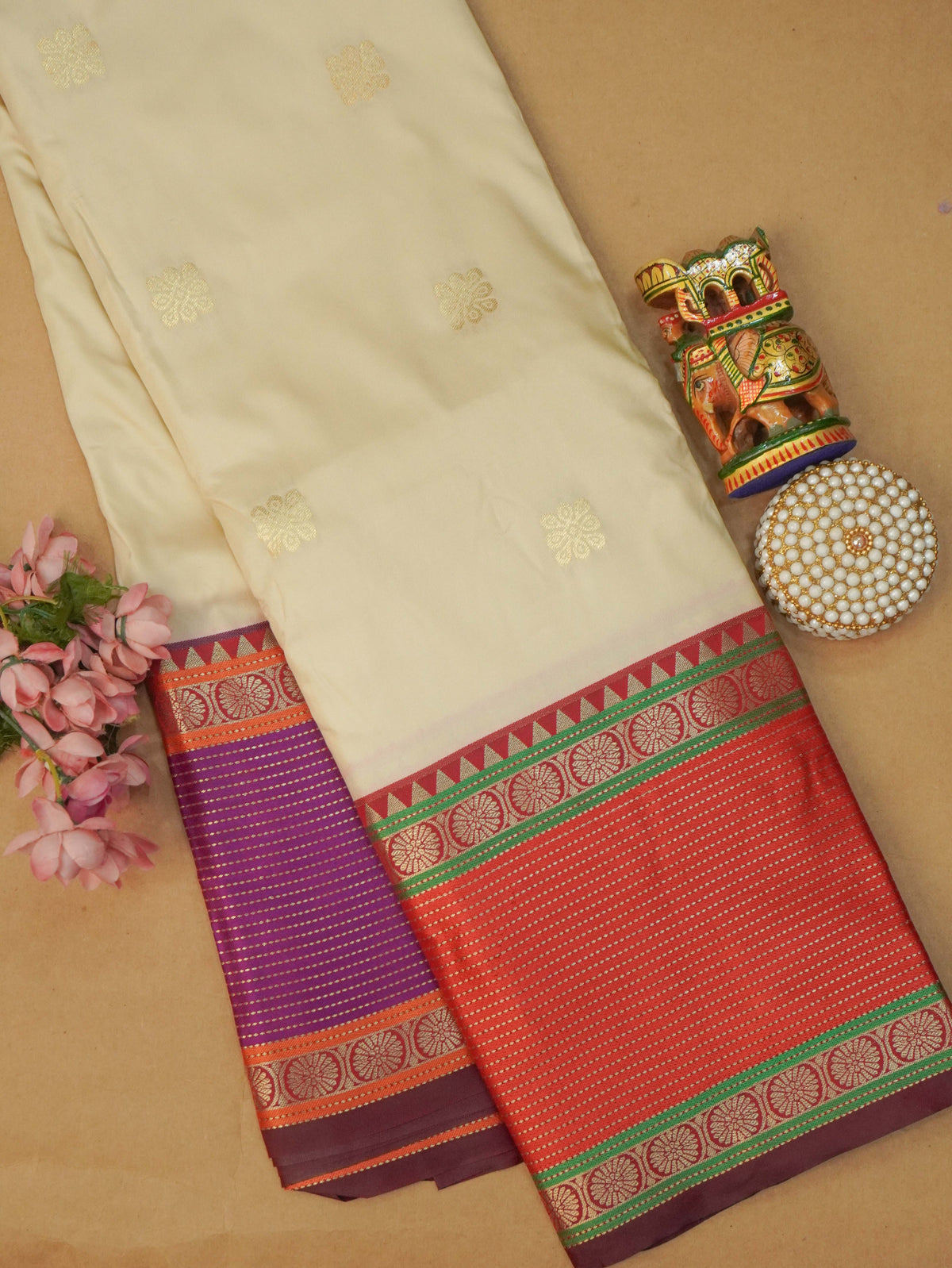 Semi Silk Saree | TTDS3615