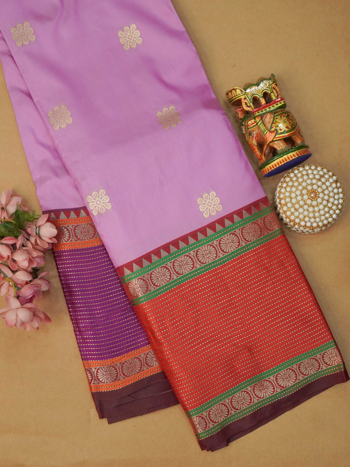 Semi Silk Saree | TTDS3615