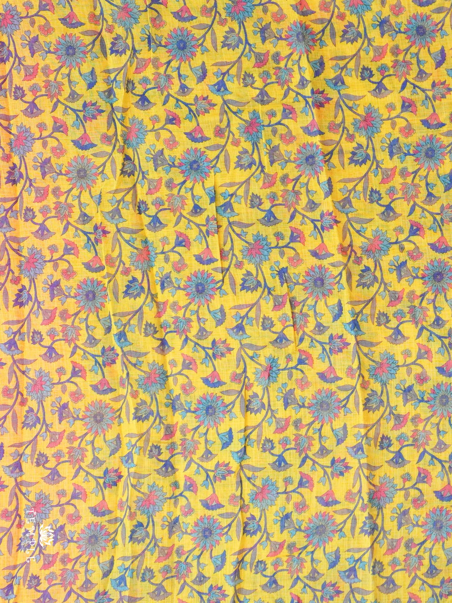 Printed Chanderi Cotton Saree | TTDS2169