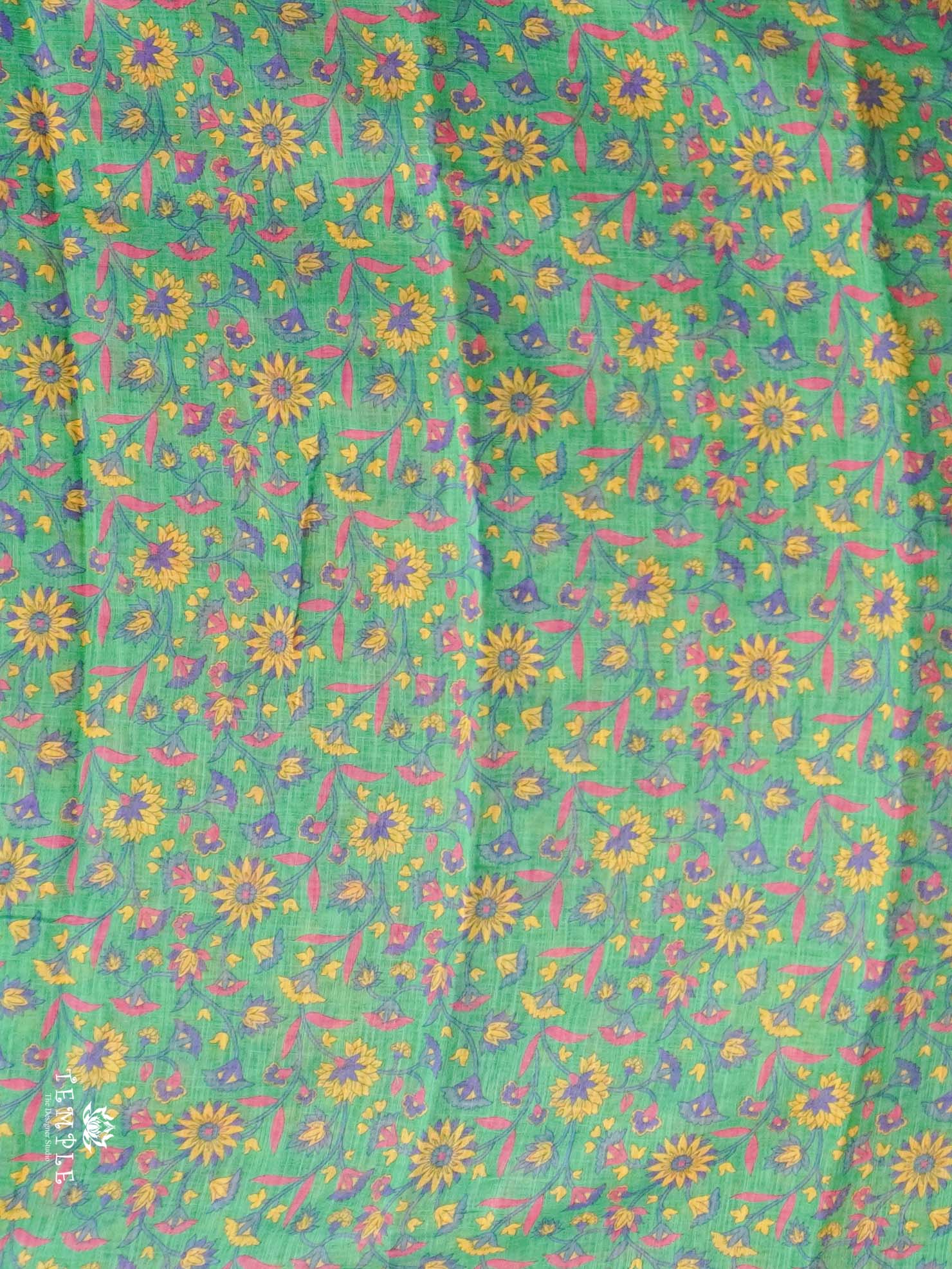 Printed Chanderi Cotton Saree | TTDS2169