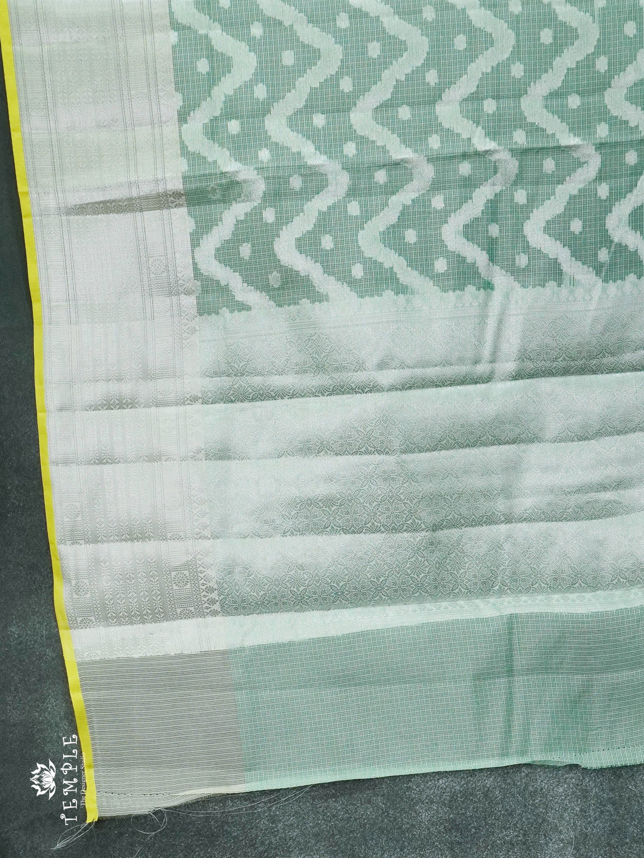 Zari Kota Saree(Sea Green) | TTDS1299