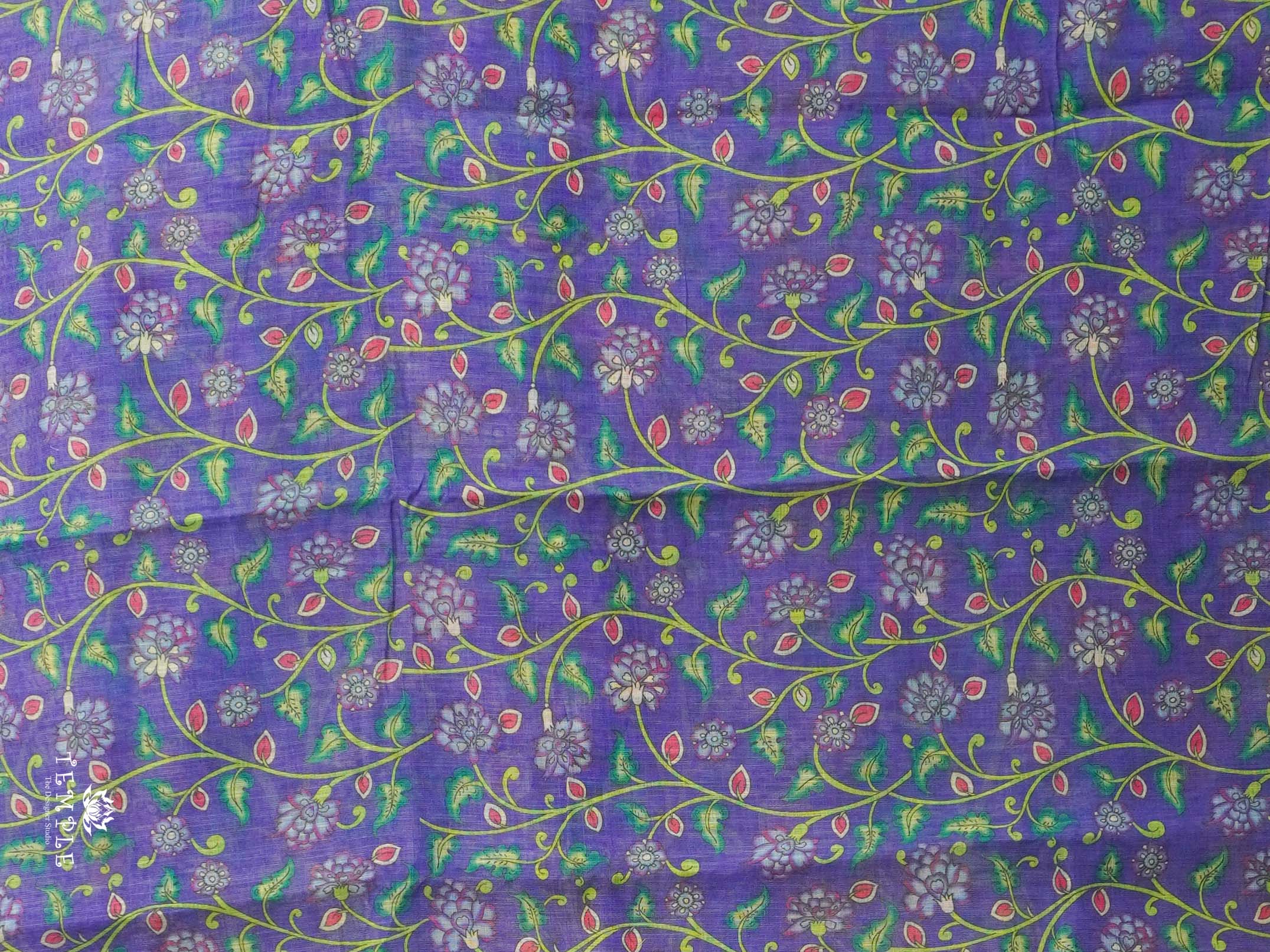Printed Chanderi Cotton Saree | TTDS2171