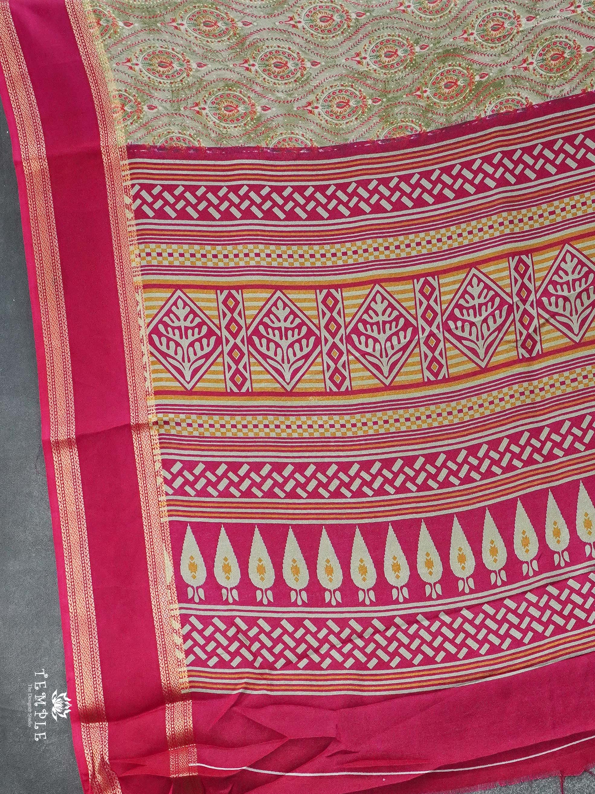 Printed Georgette Saree | TTDS2764