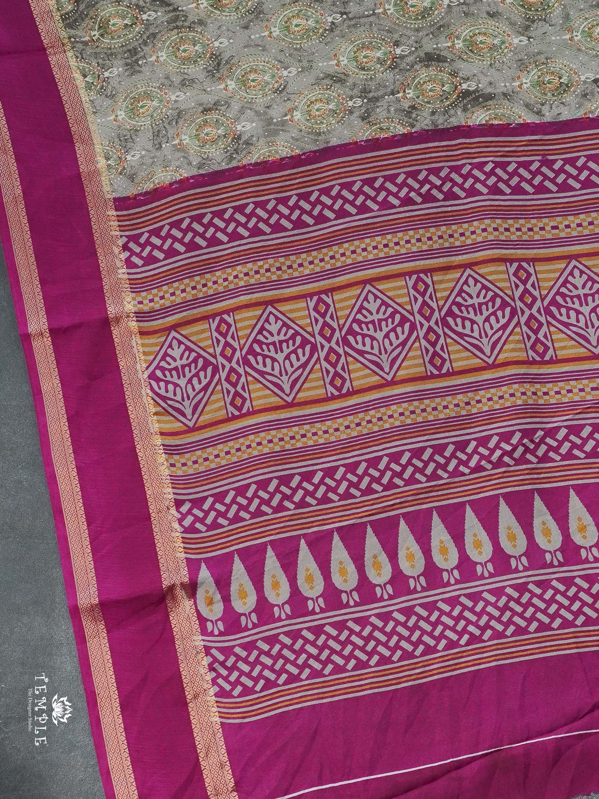 Printed Georgette Saree | TTDS2764