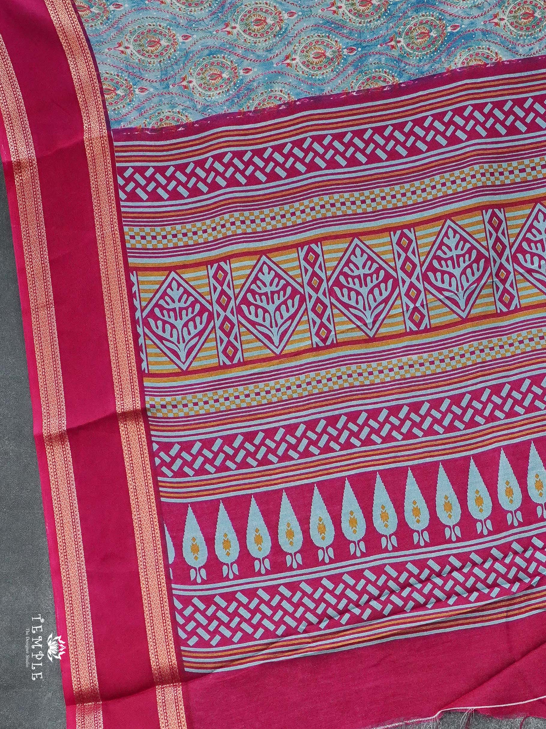 Printed Georgette Saree | TTDS2764