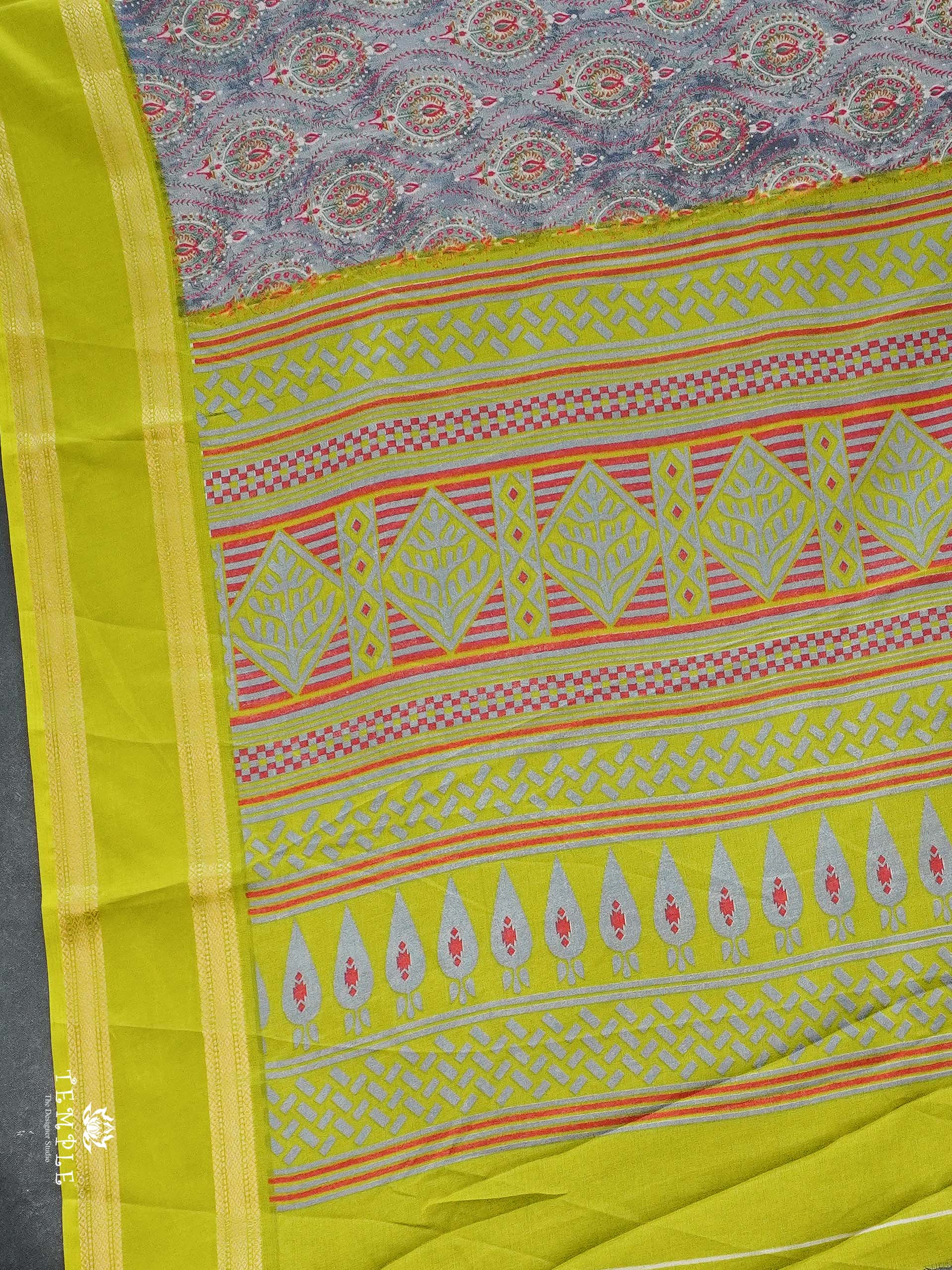 Printed Georgette Saree | TTDS2764