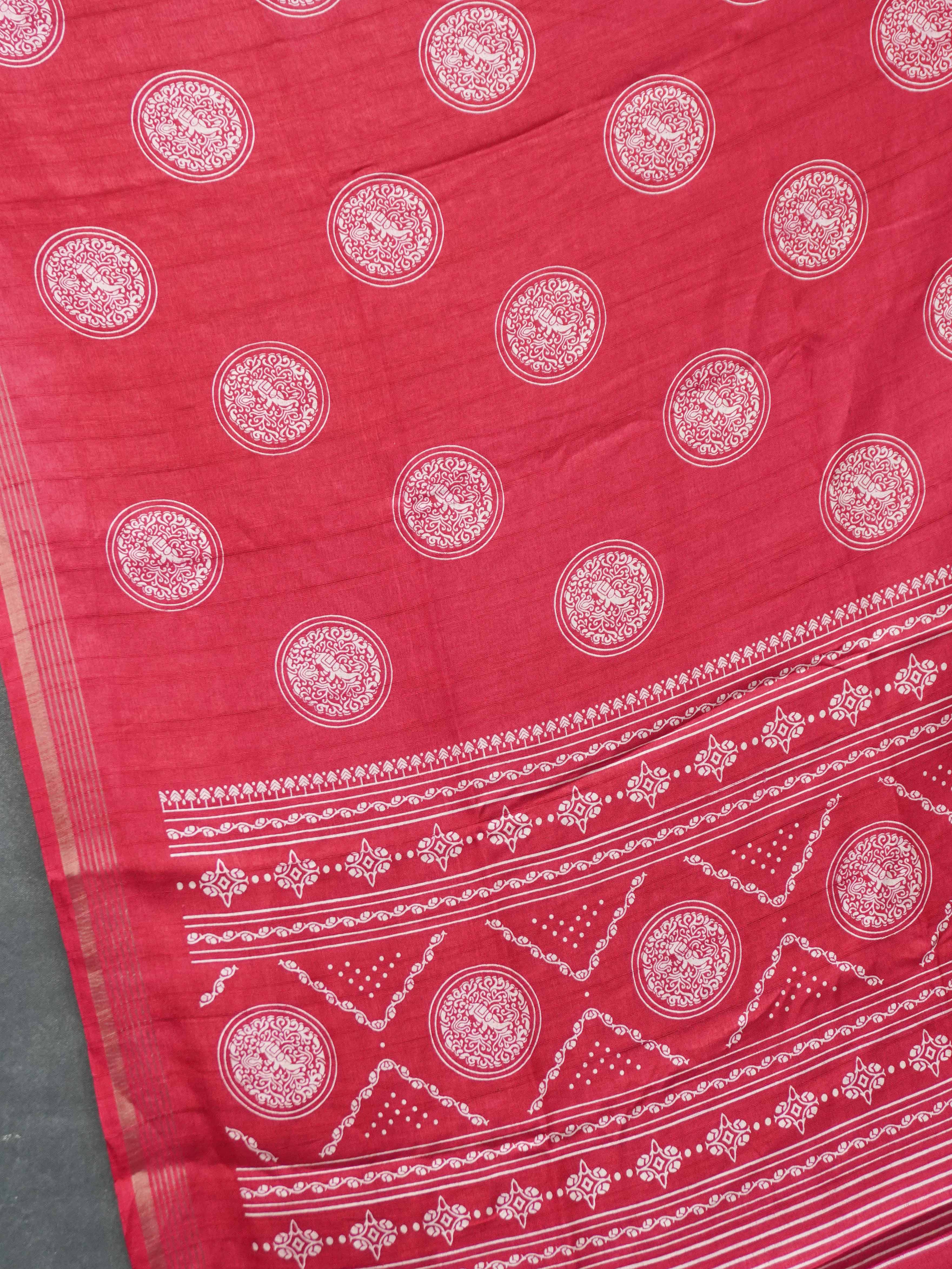 Fancy Printed Saree | TTDS3187