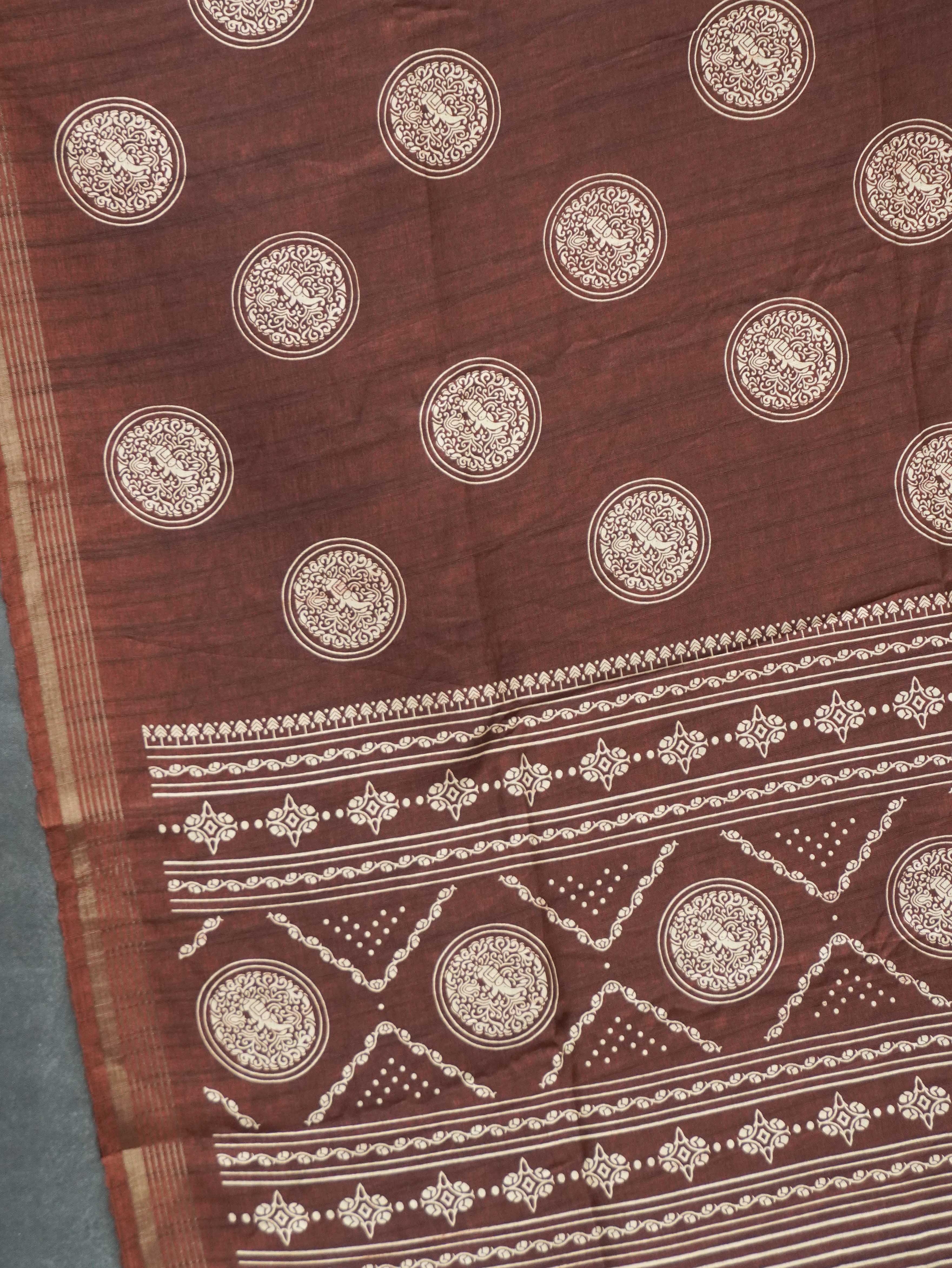 Fancy Printed Saree | TTDS3187