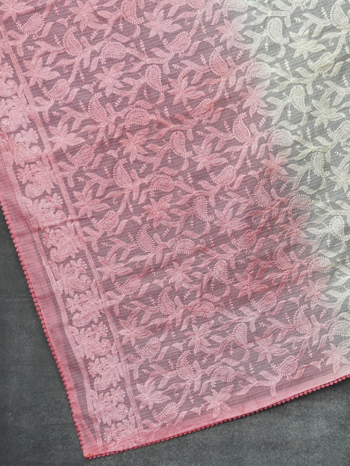 Kota Cotton Saree With Embroidery Work | TTDS3616