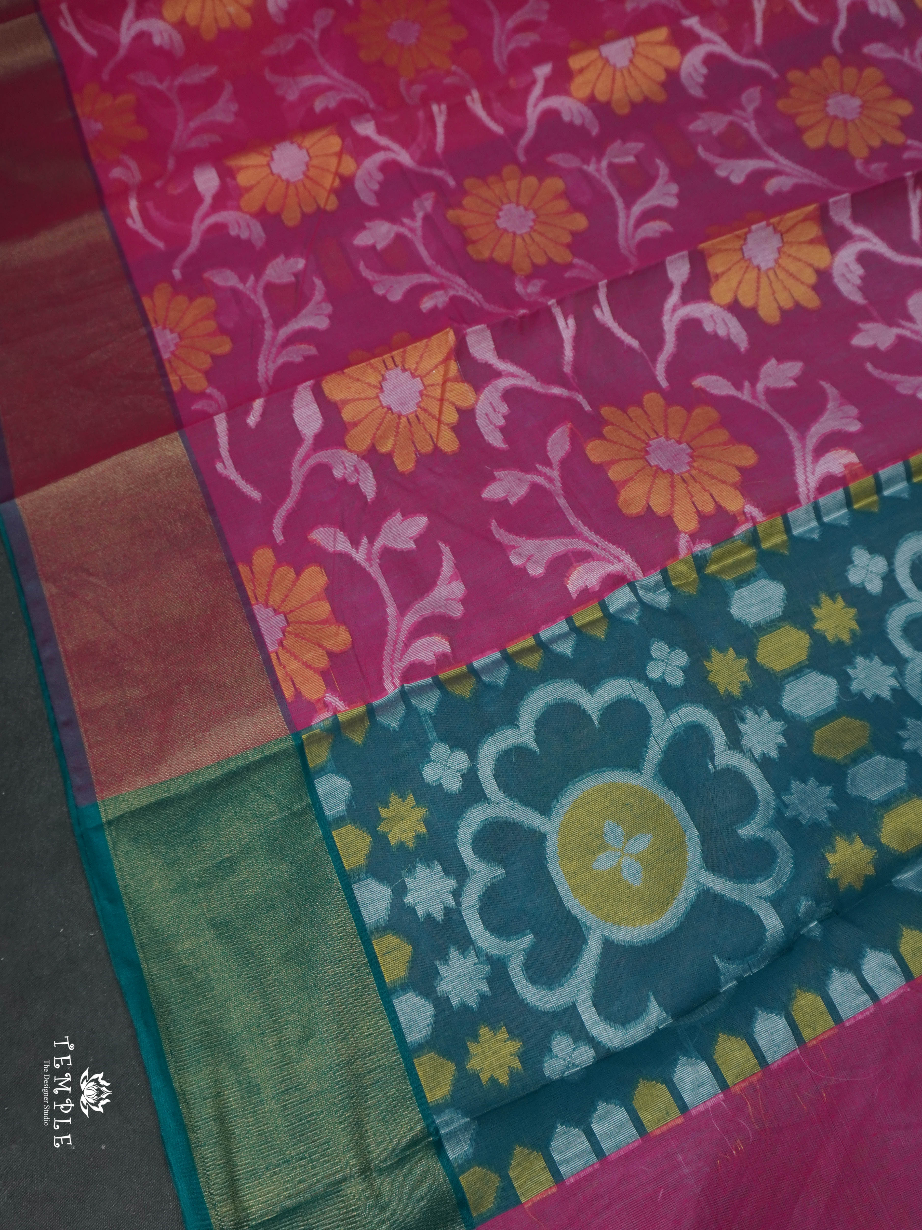 Ikkat Pochampally Saree  | TTDS1103