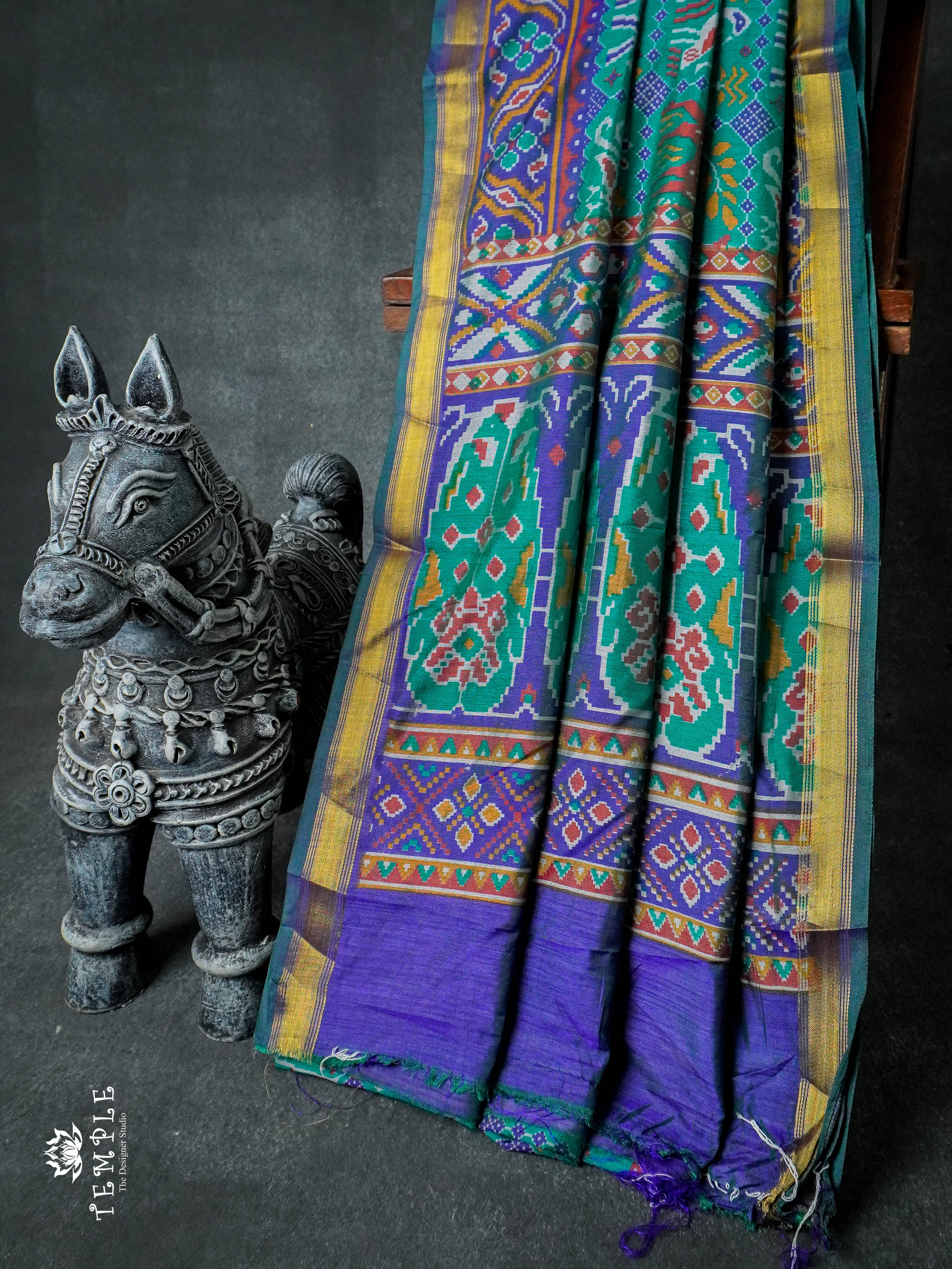 Rajkoti Patola Printed Saree | TTDS946