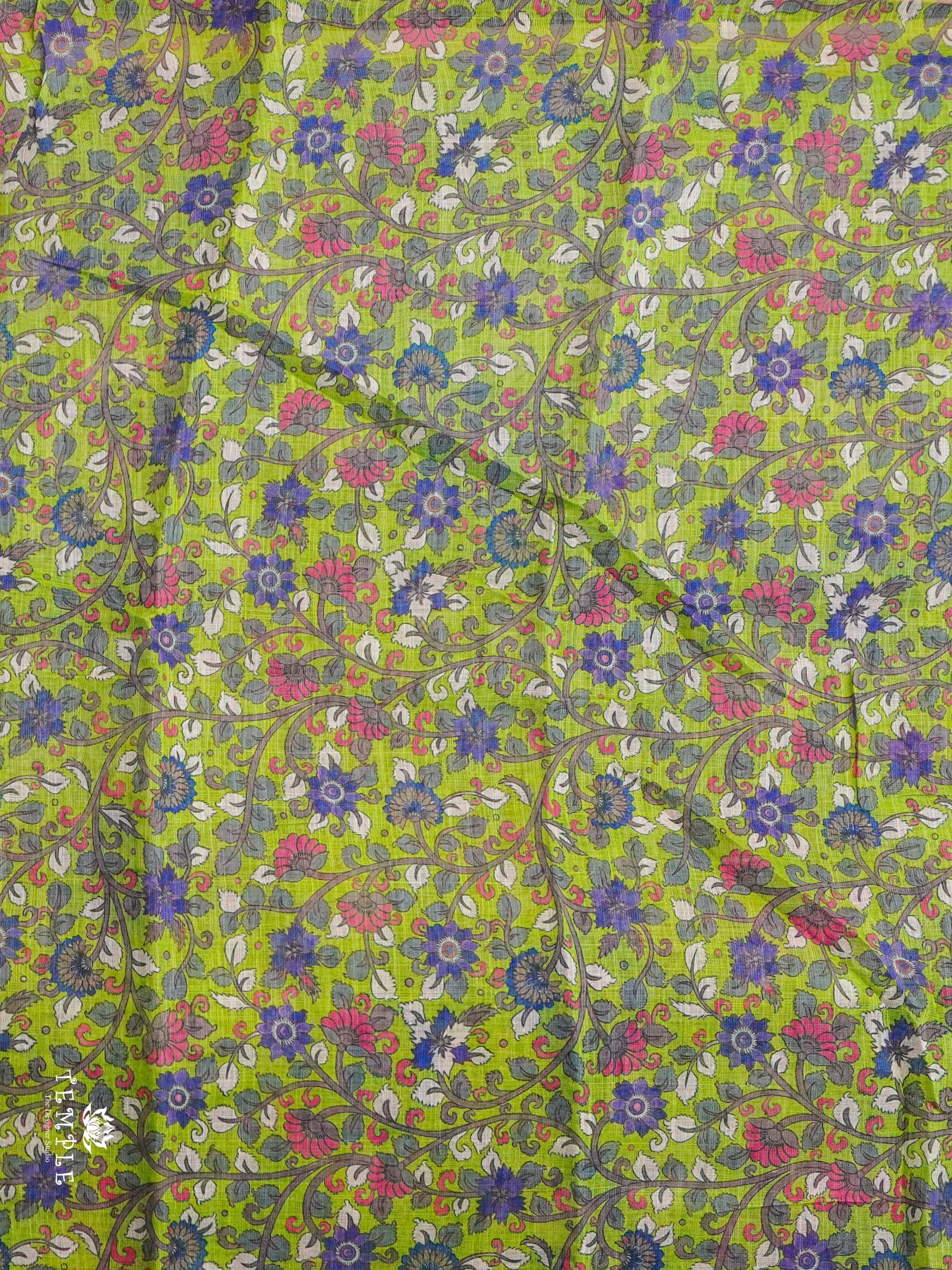 Printed Chanderi Cotton Saree | TTDS2186