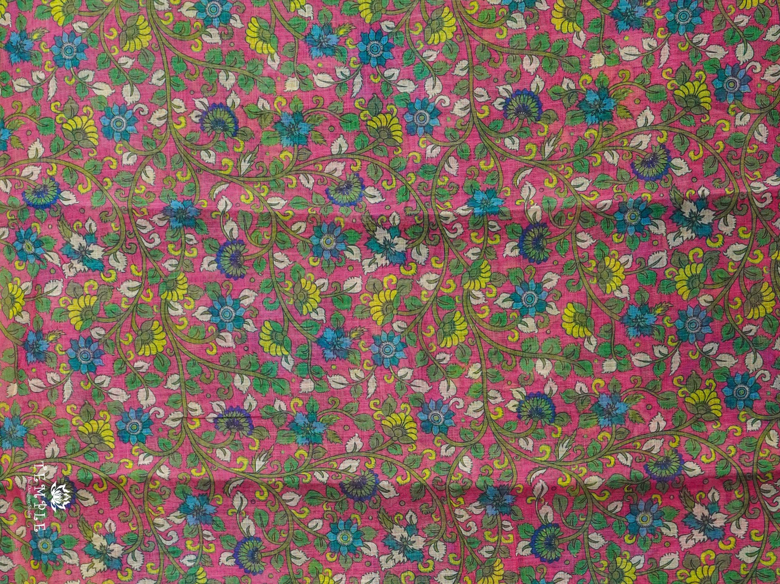 Printed Chanderi Cotton Saree | TTDS2186