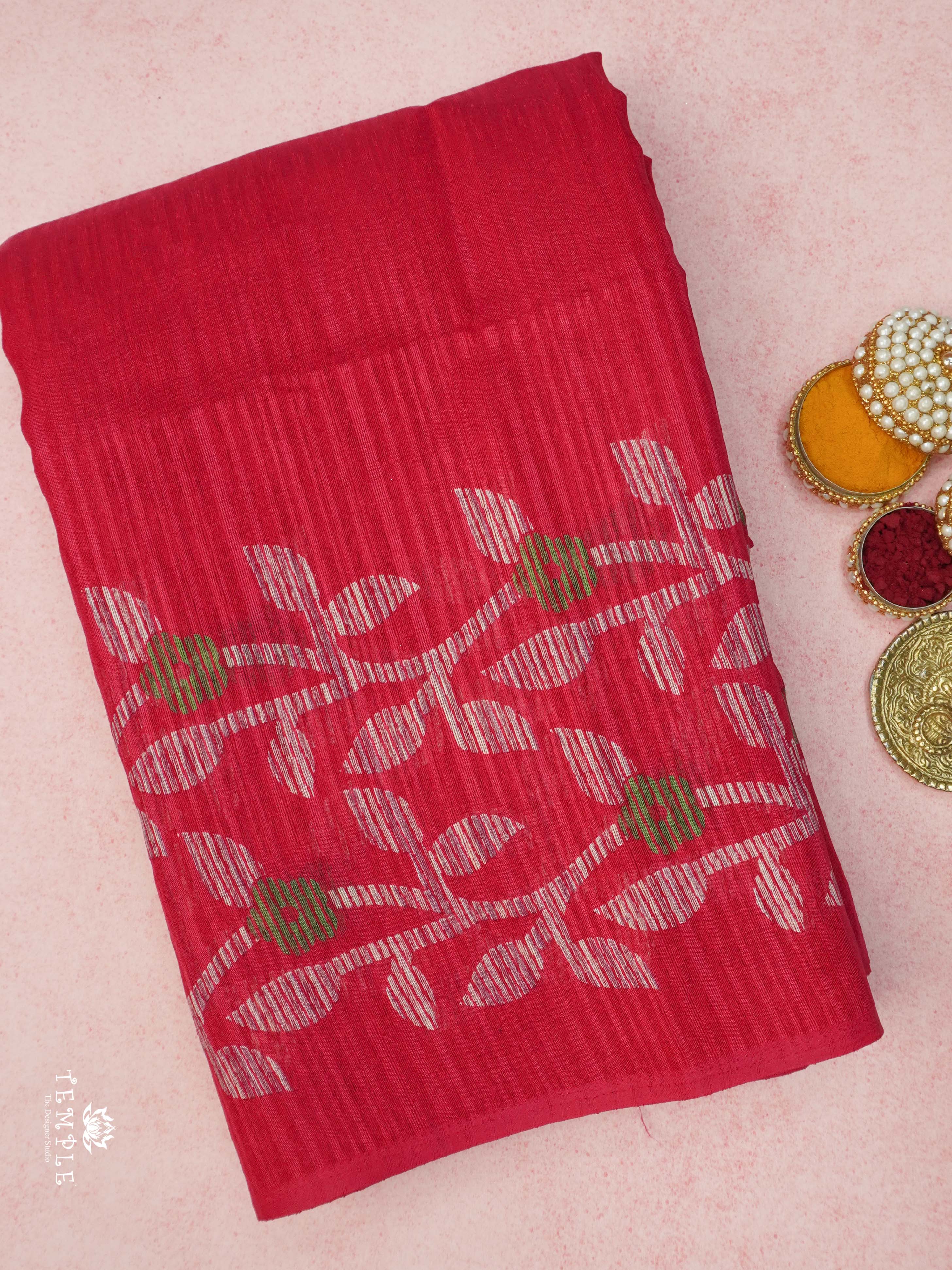 Linen Silk Saree | TTDS2266