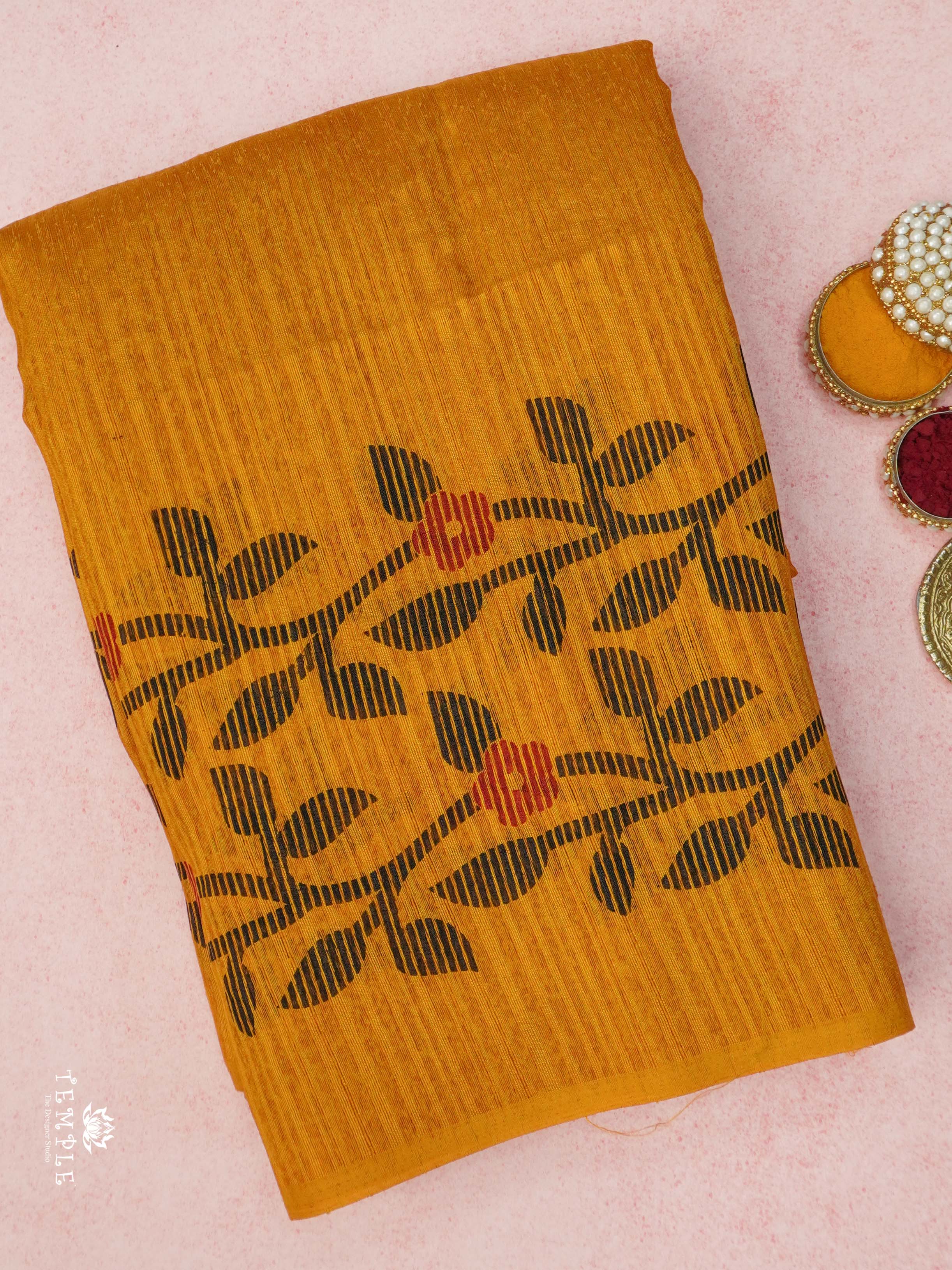 Linen Silk Saree | TTDS2266