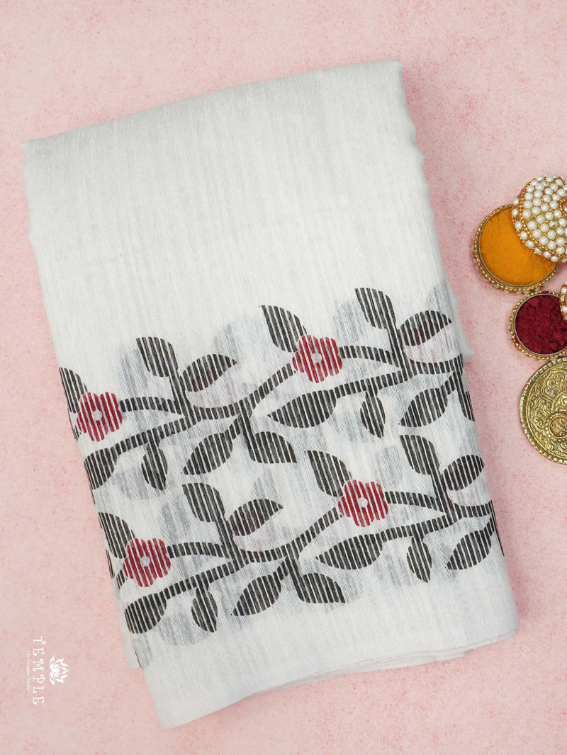 Linen Silk Saree | TTDS2266