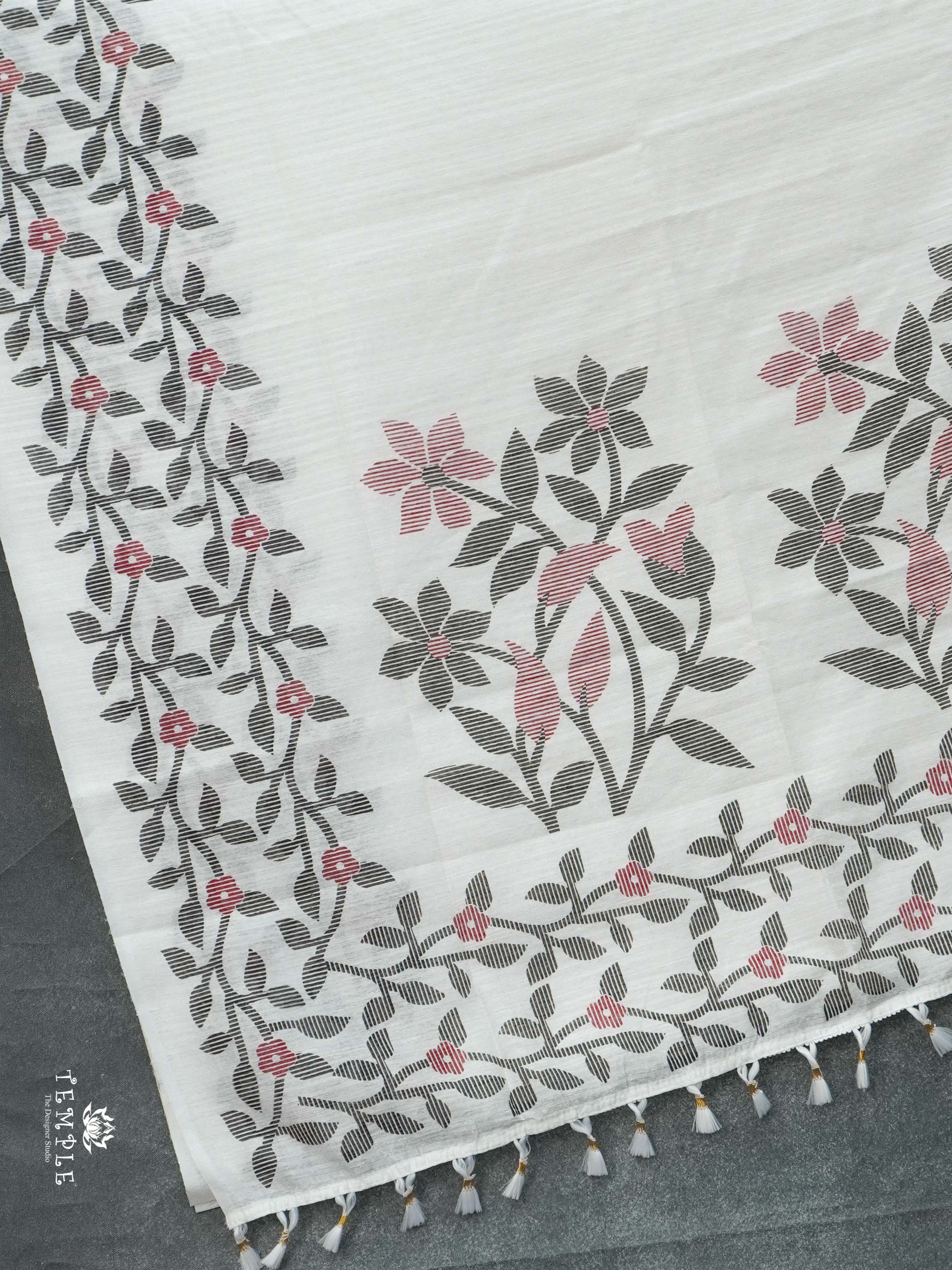 Linen Silk Saree | TTDS2266