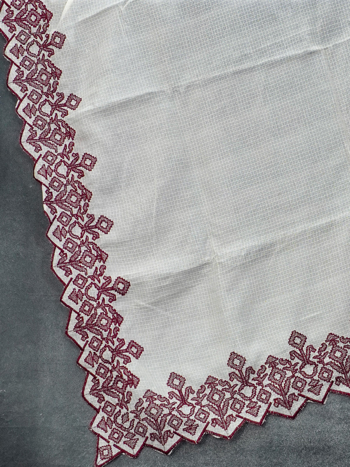 Kota Cotton Saree With Embroidery Work | TTDS3606