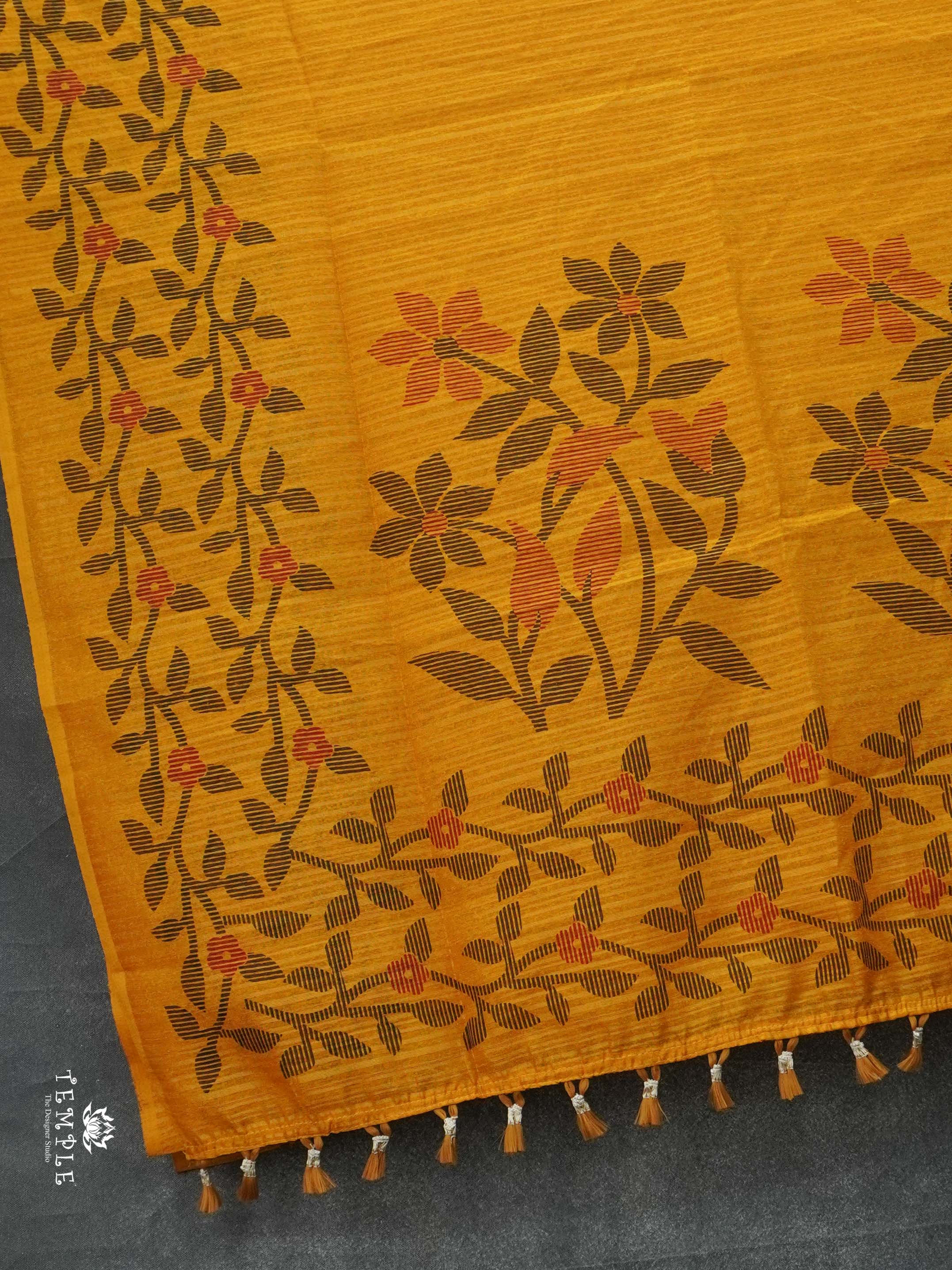 Linen Silk Saree | TTDS2266