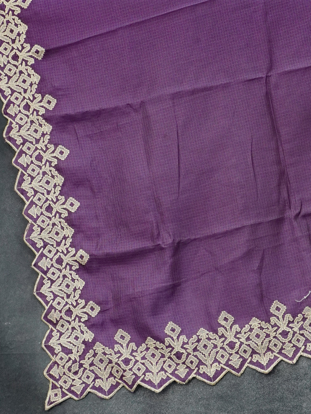 Kota Cotton Saree With Embroidery Work | TTDS3606