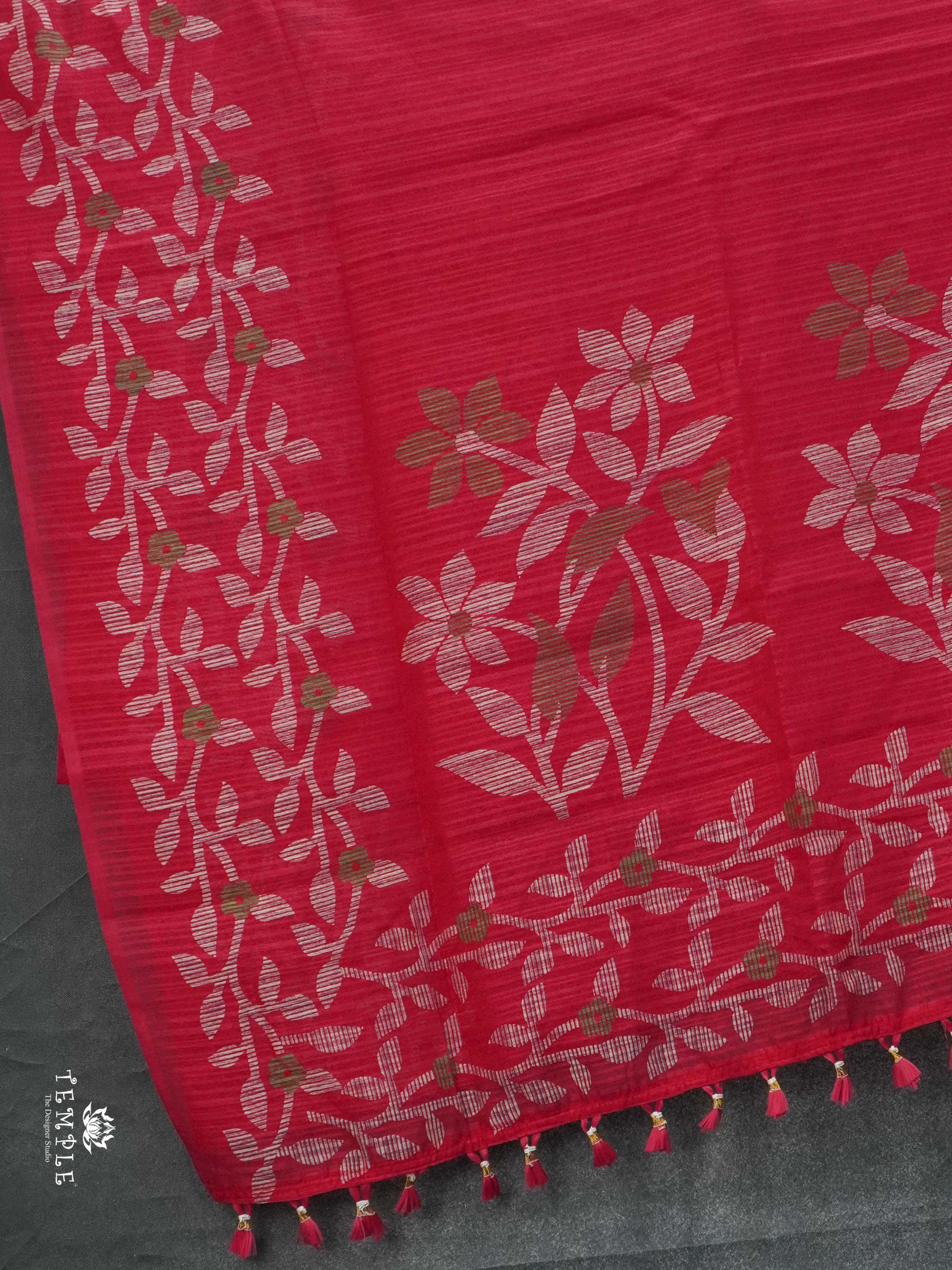 Linen Silk Saree | TTDS2266