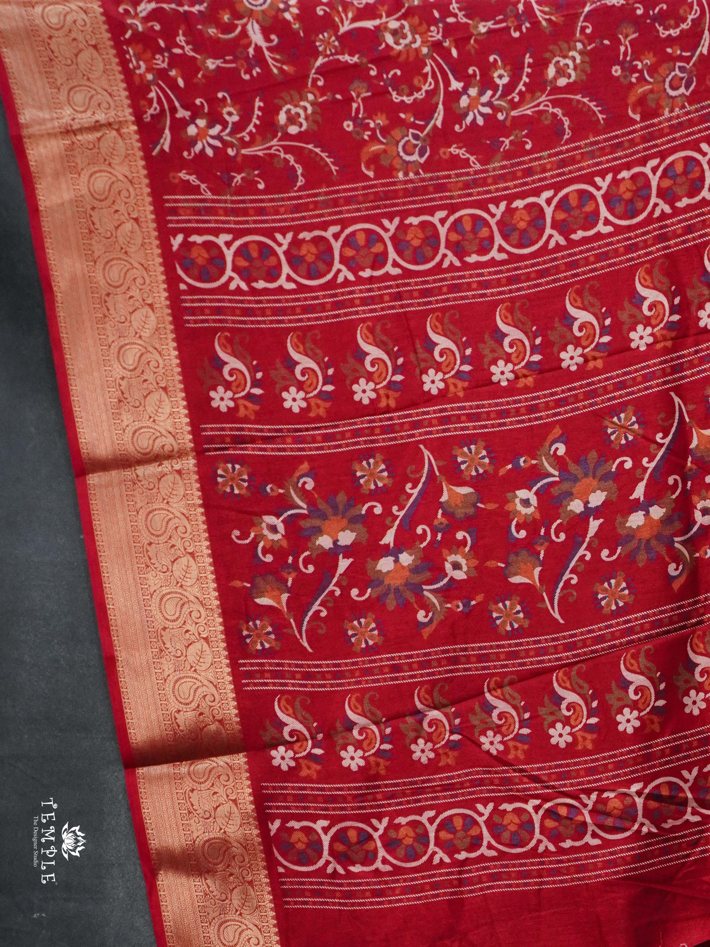 Fancy Cotton Saree | TTDS2765
