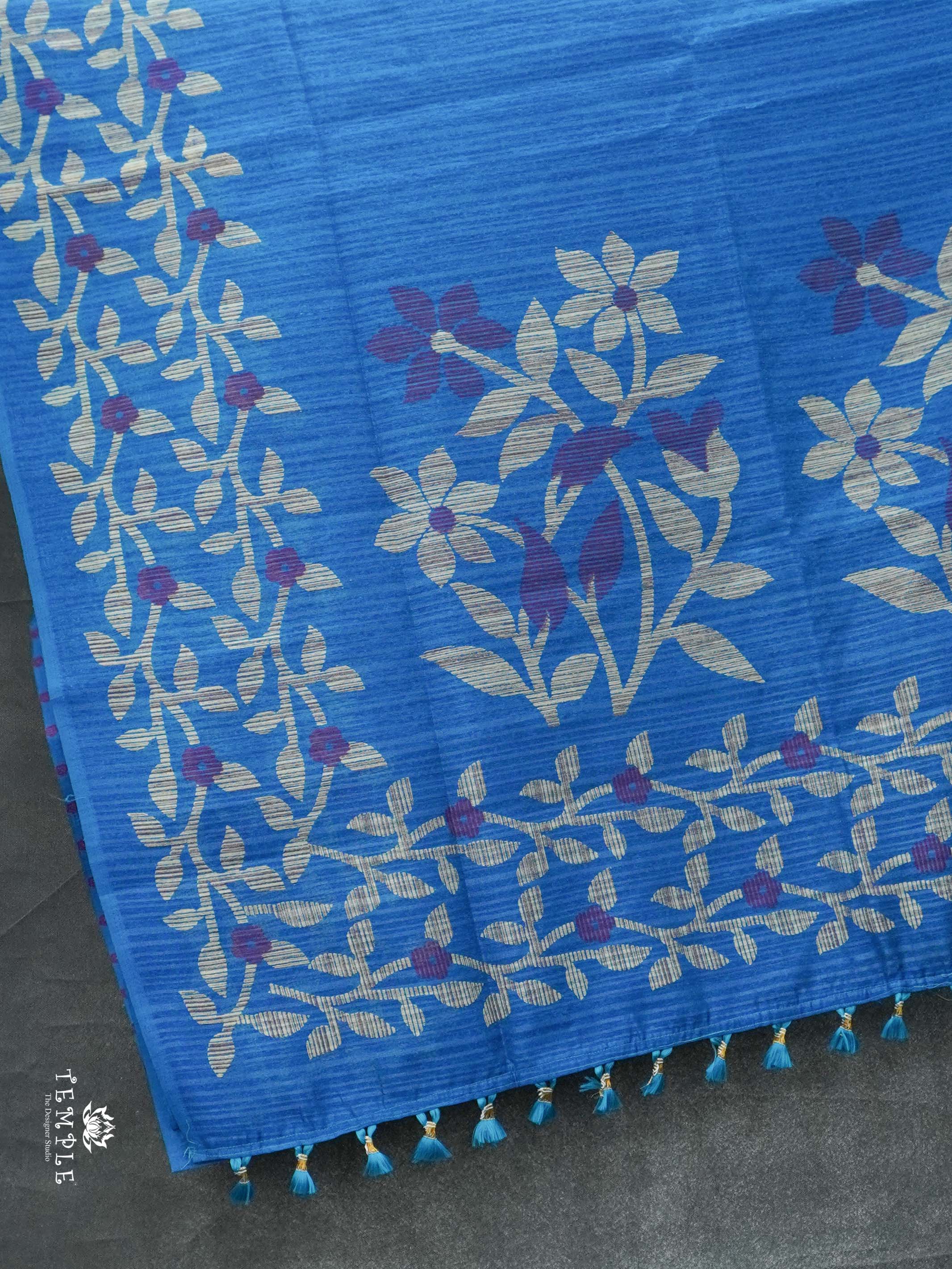 Linen Silk Saree | TTDS2266