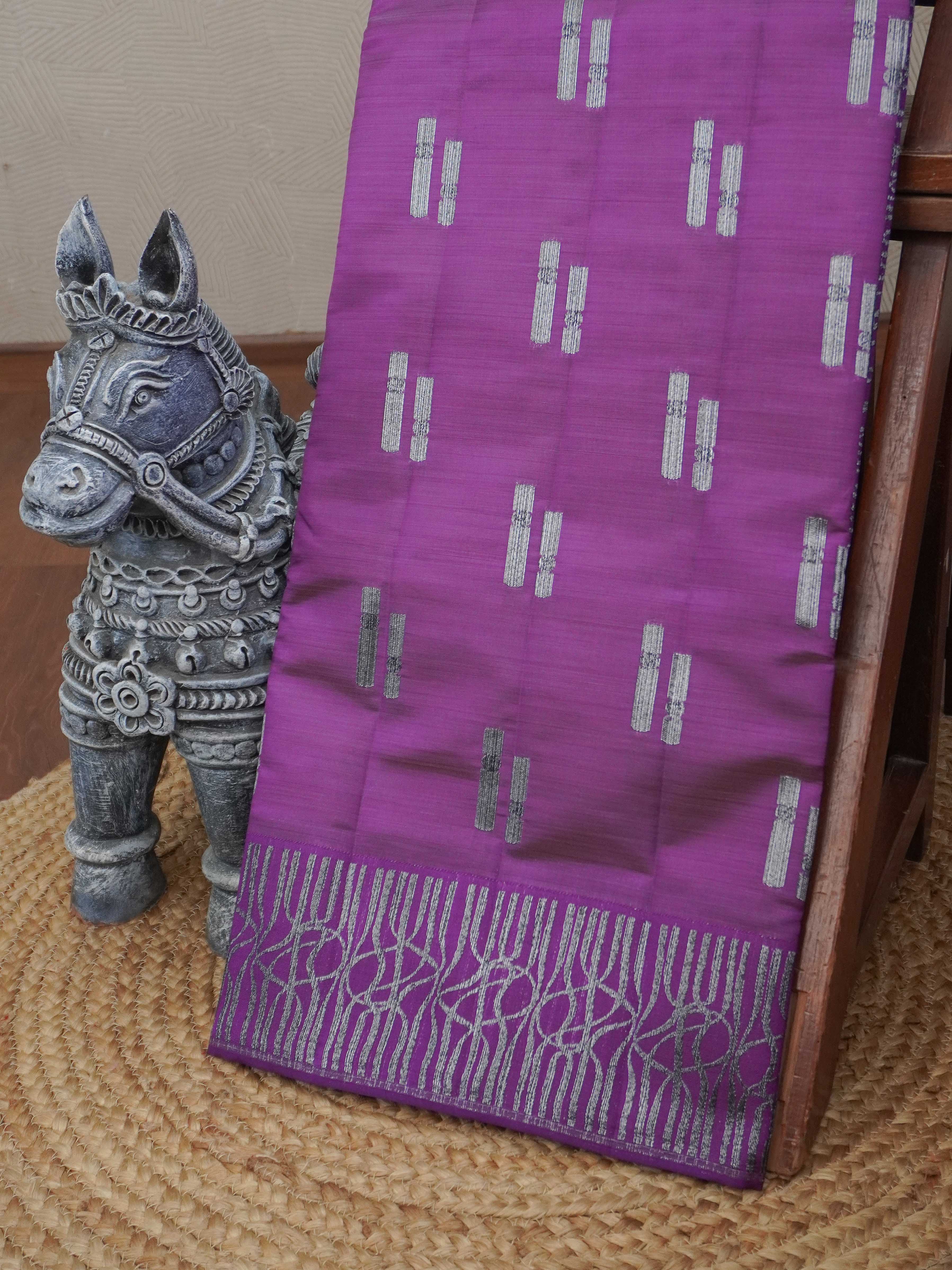 Semi Tussar Silk Saree | TTDS3184