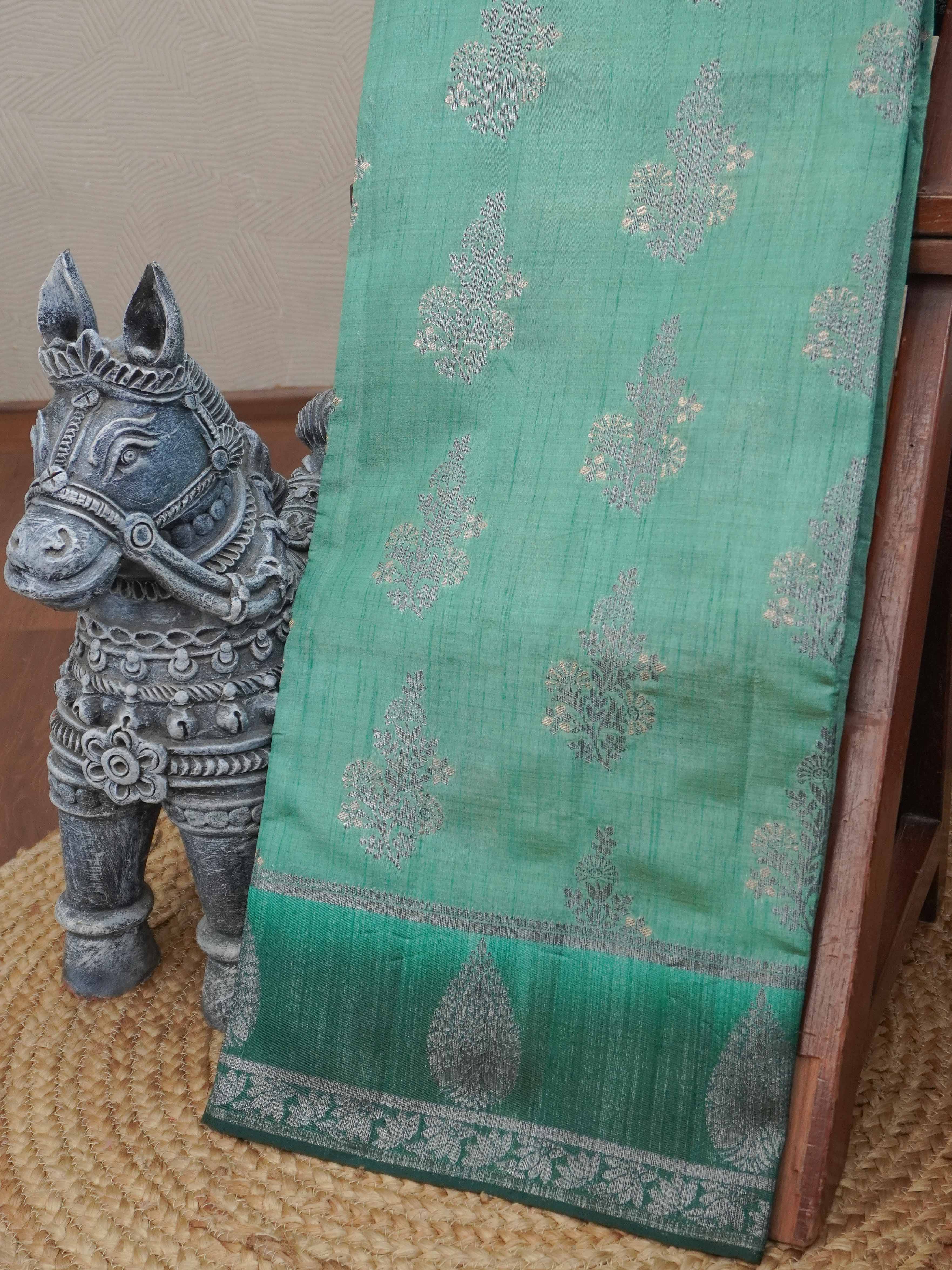 Semi Tussar Silk Saree | TTDS3192