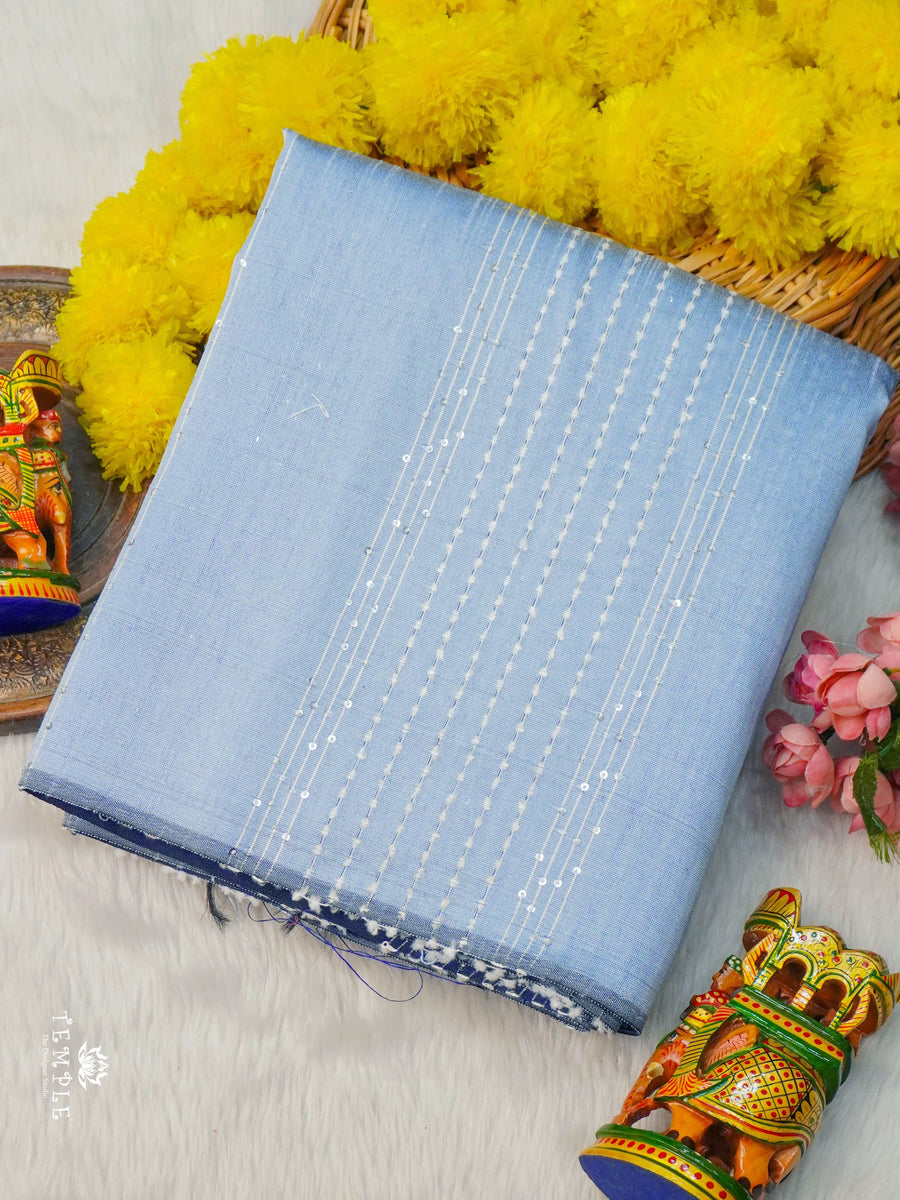 Raw Silk Saree with sequins Work | TTDS2100
