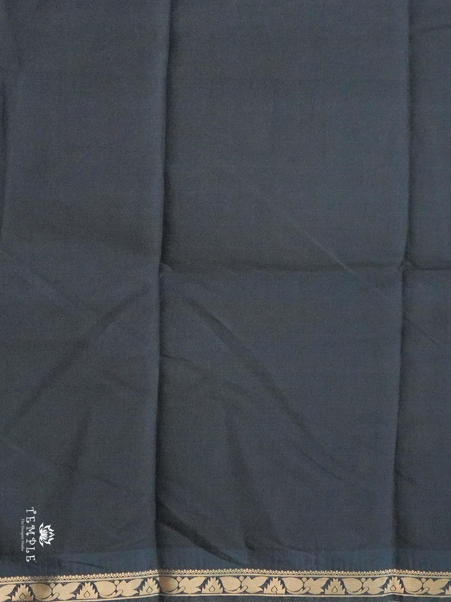 Cotton Saree with Zigzag Pattern | TTDS2268