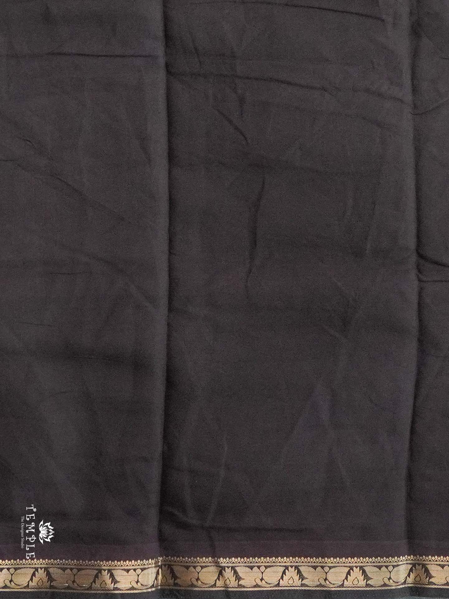 Cotton Saree with Zigzag Pattern | TTDS2268