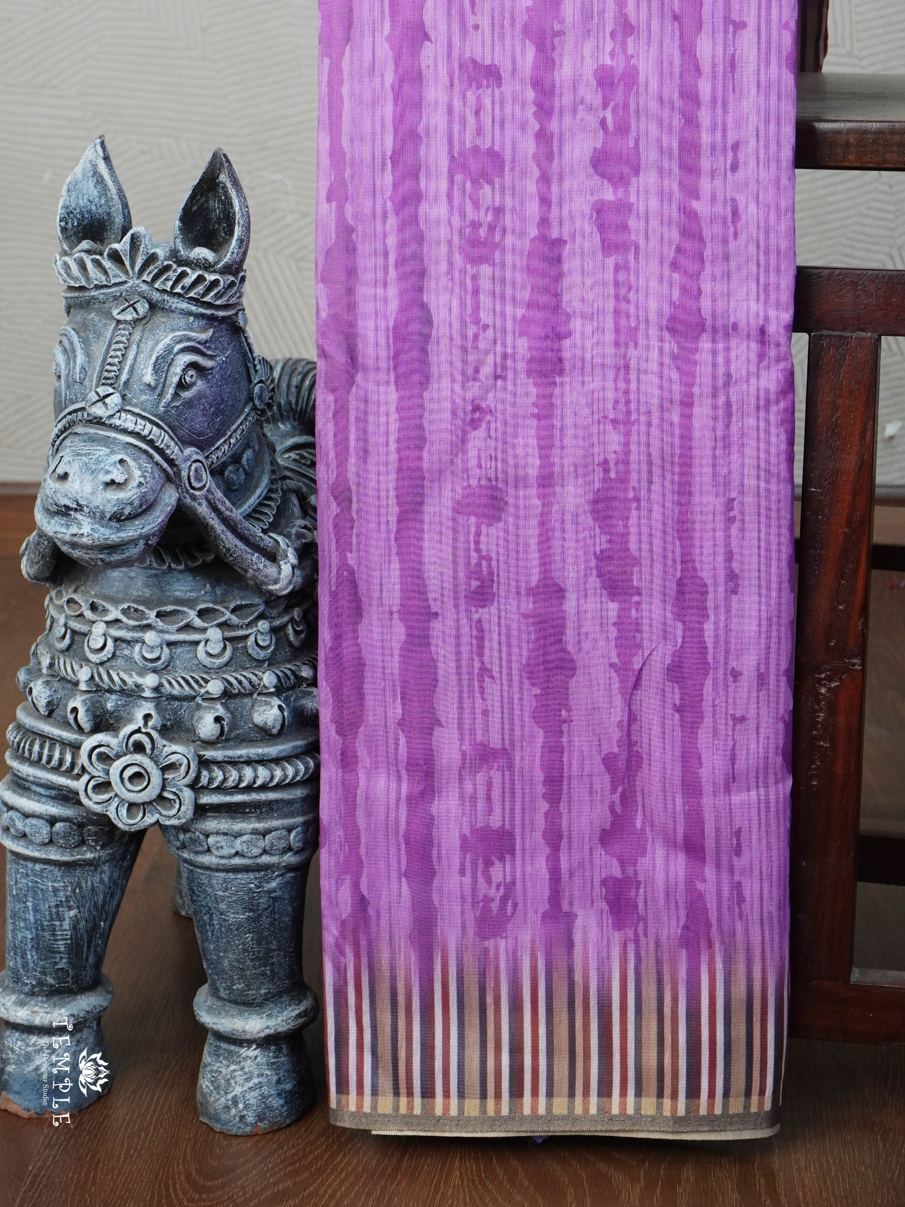 Printed Cotton Saree | TTDS2776